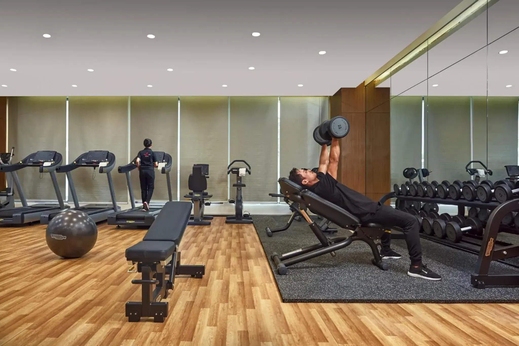 Fitness centre/facilities, Fitness Center/Facilities in Olympia City Hotel by Dara