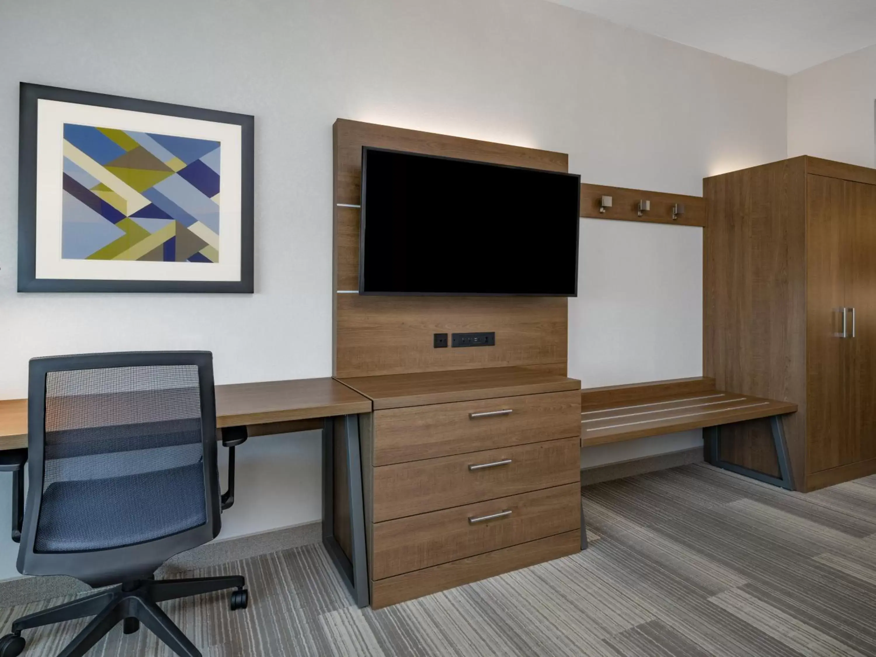 Photo of the whole room, TV/Entertainment Center in Holiday Inn Express & Suites - Ruskin, an IHG Hotel
