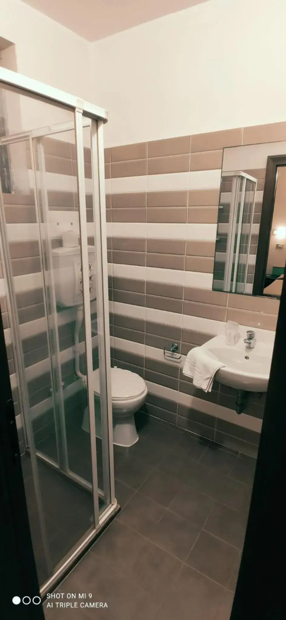 Bathroom in Hotel Orlov Rimini