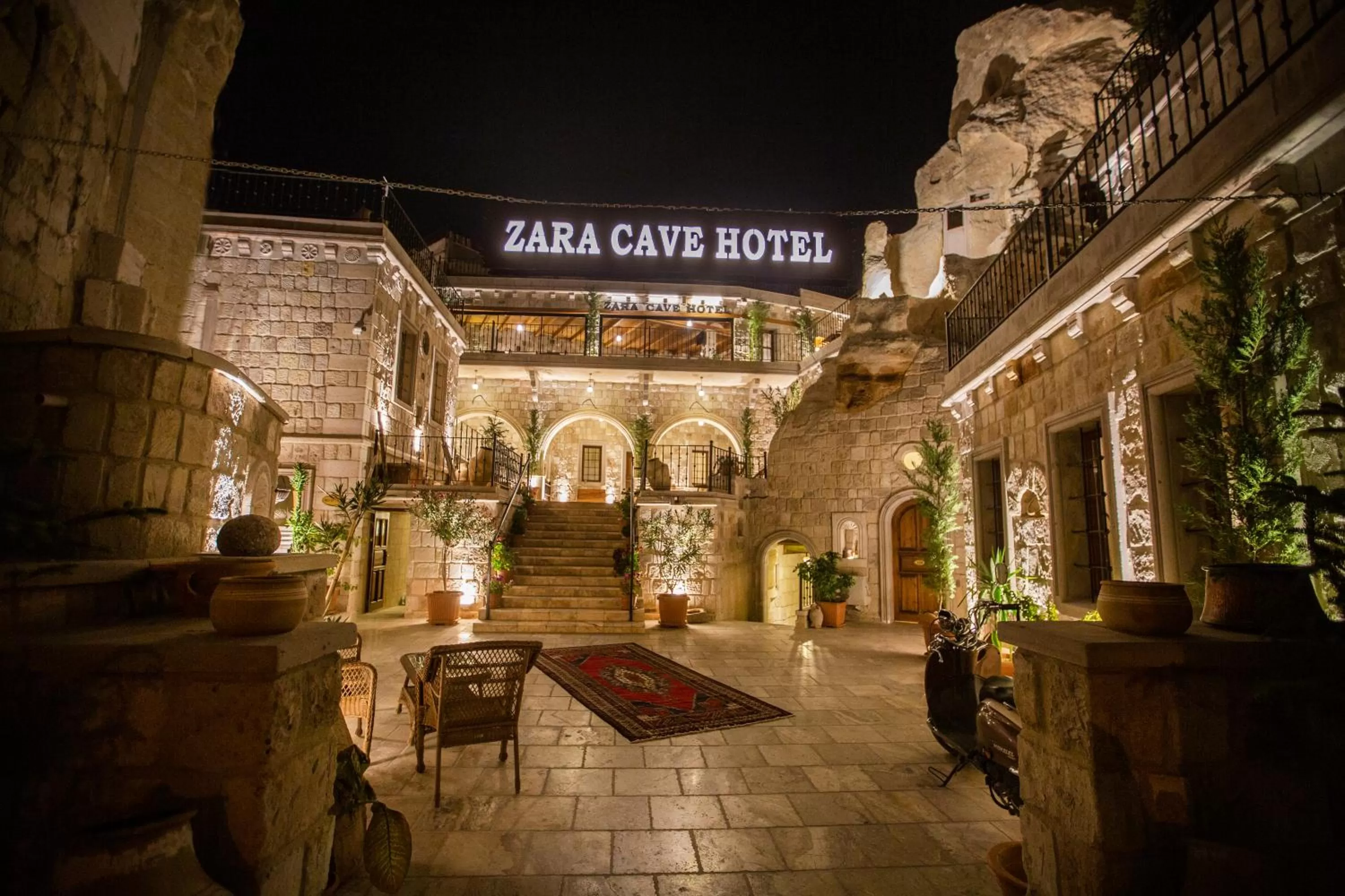 Facade/entrance in Zara Cave Hotel