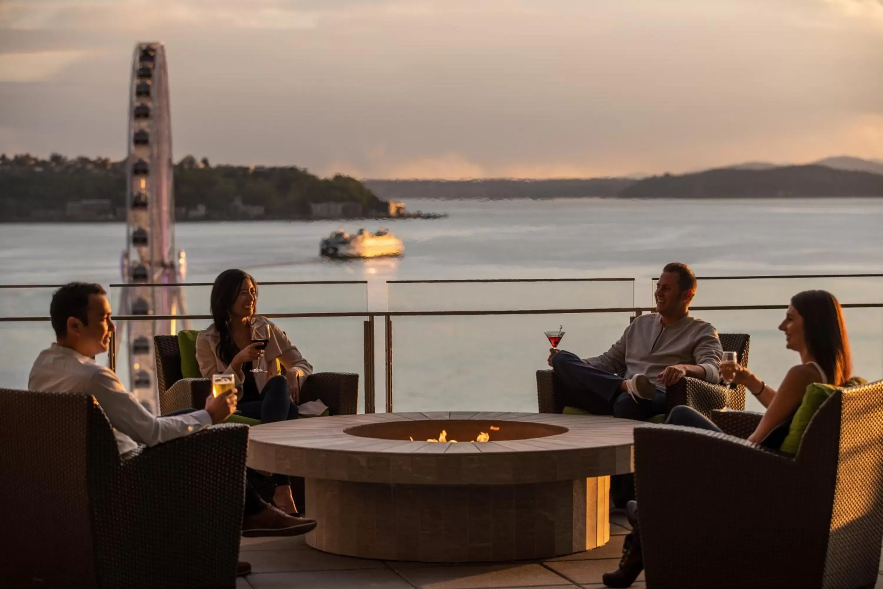 Balcony/Terrace in Four Seasons Hotel Seattle