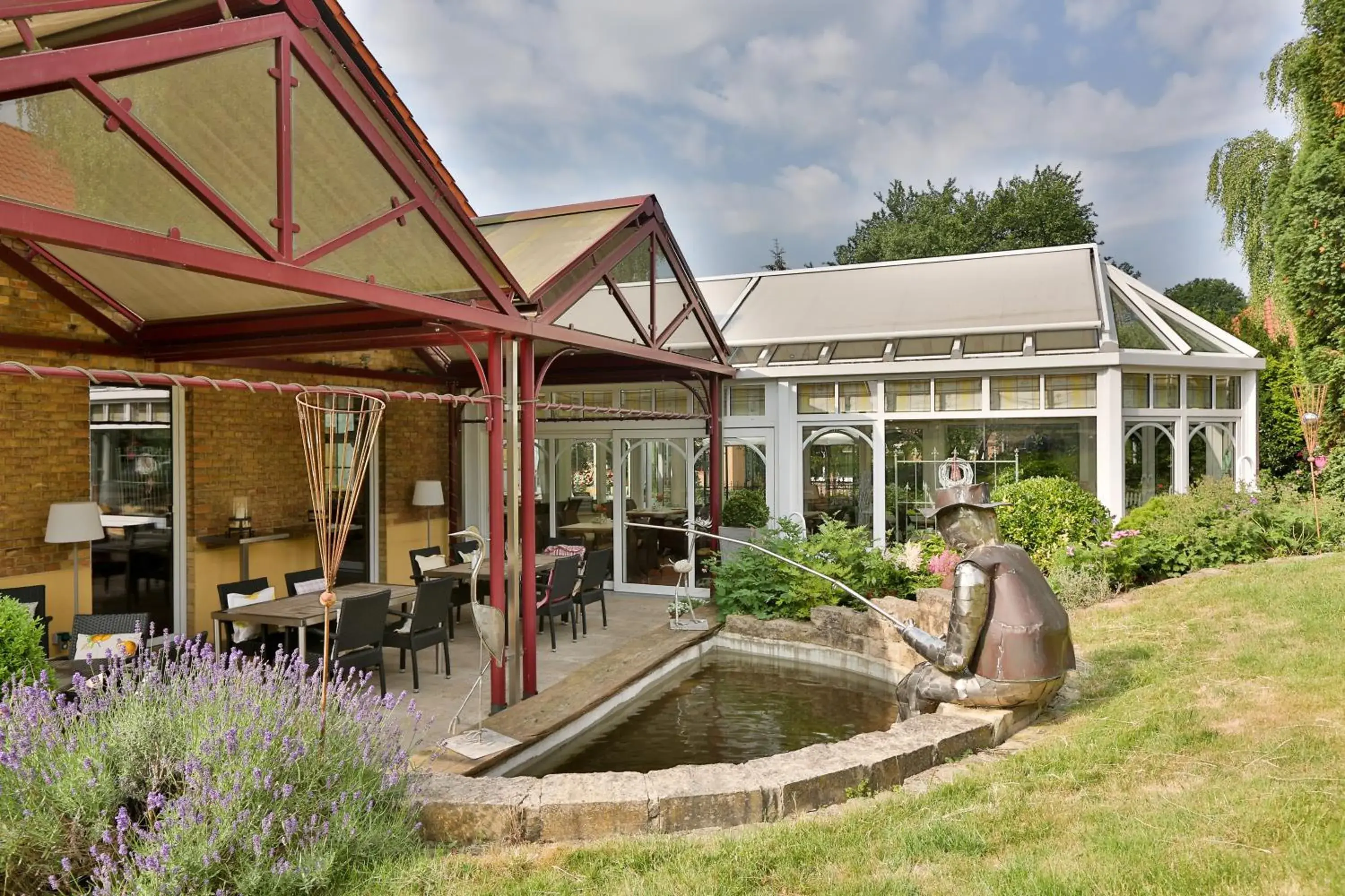 Garden, Property Building in Hotel Gödecke