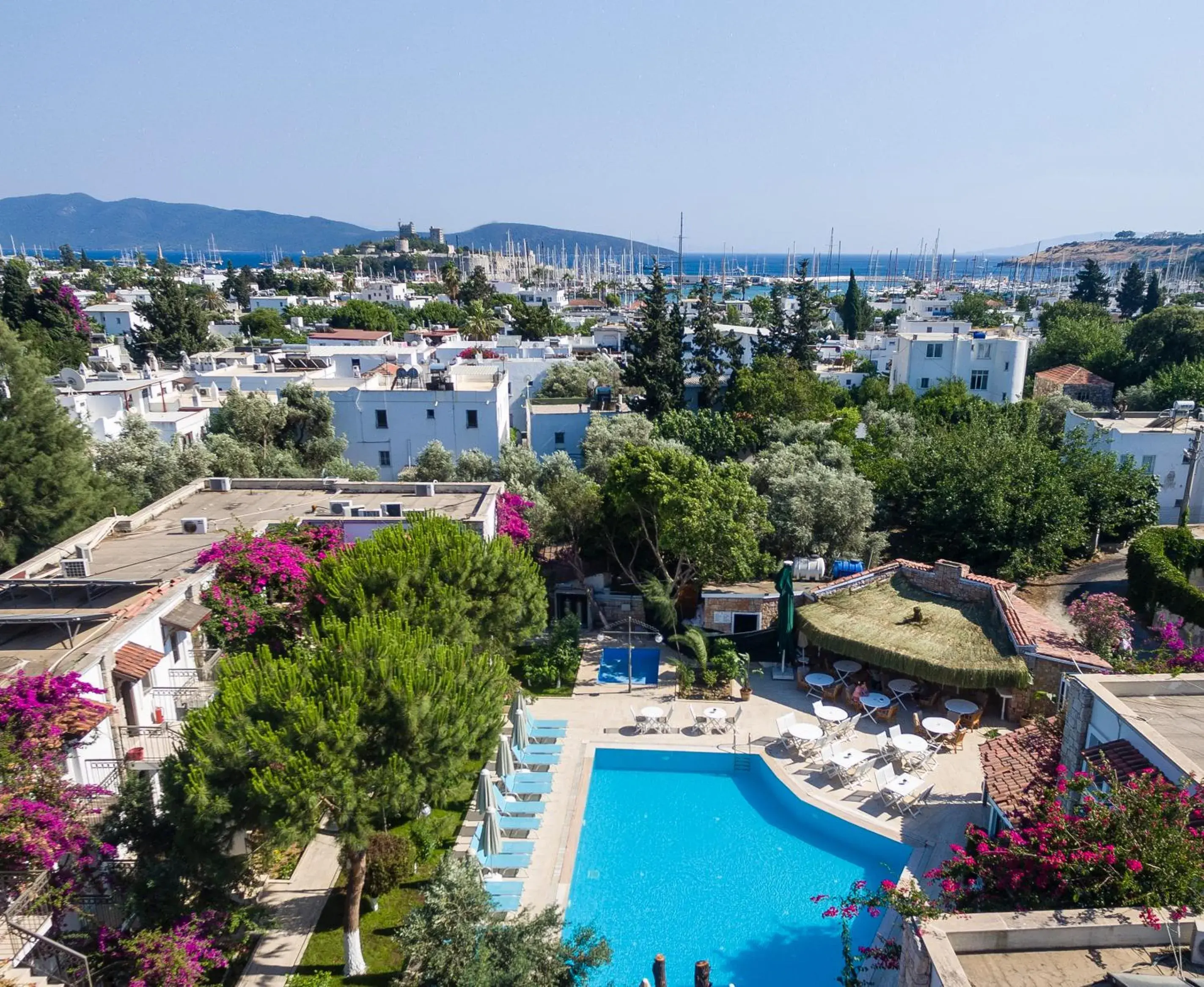 Bird's eye view, Pool View in Moonshine Hotel & Suites