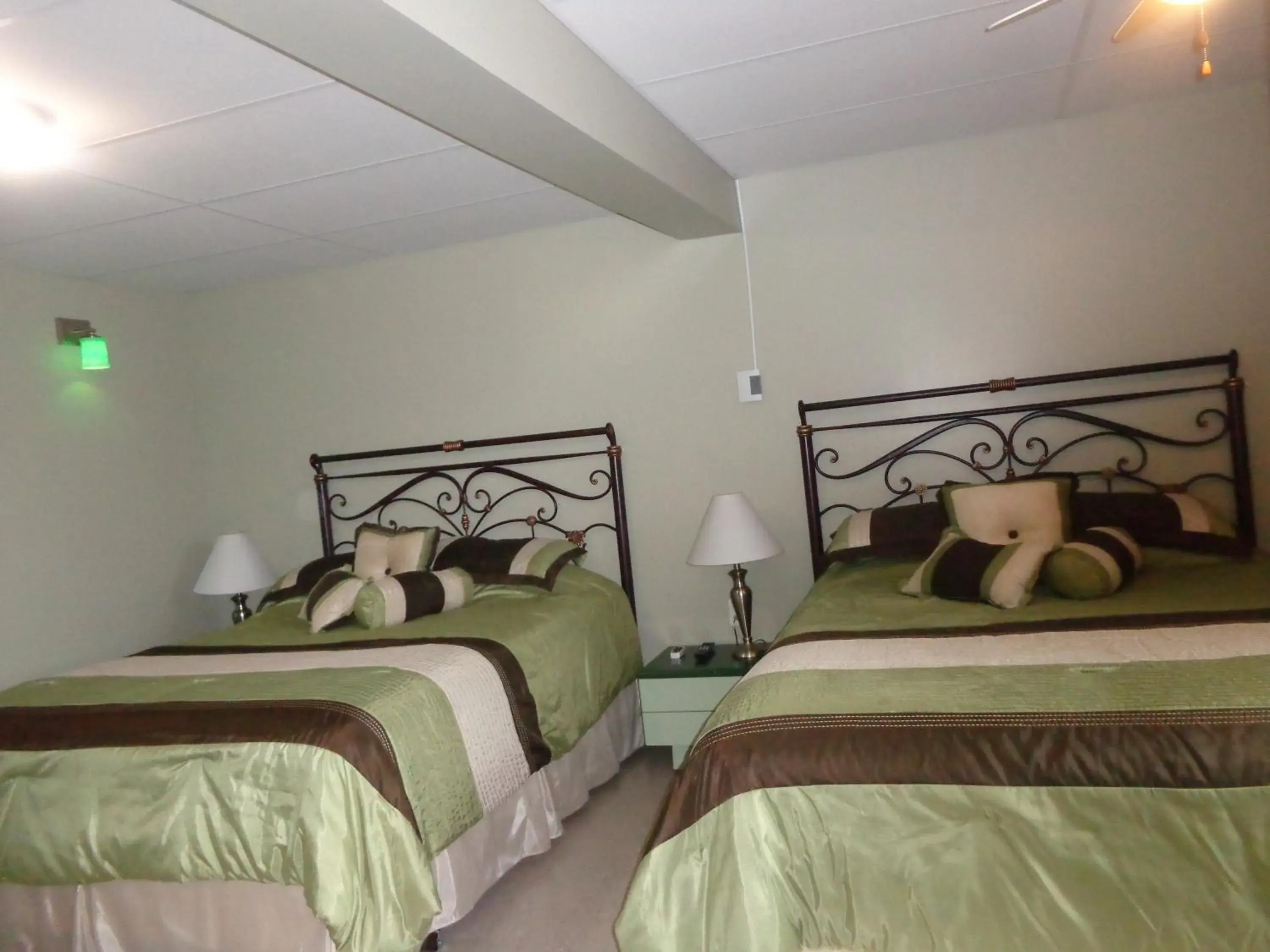 Bed in Happy Motel