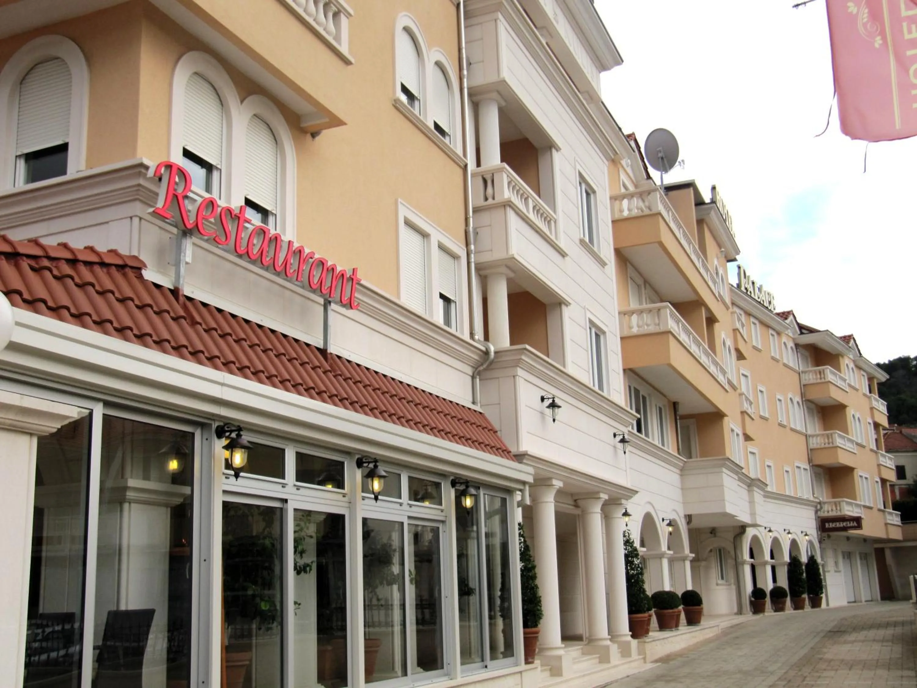 Facade/entrance in Hotel Trogir Palace