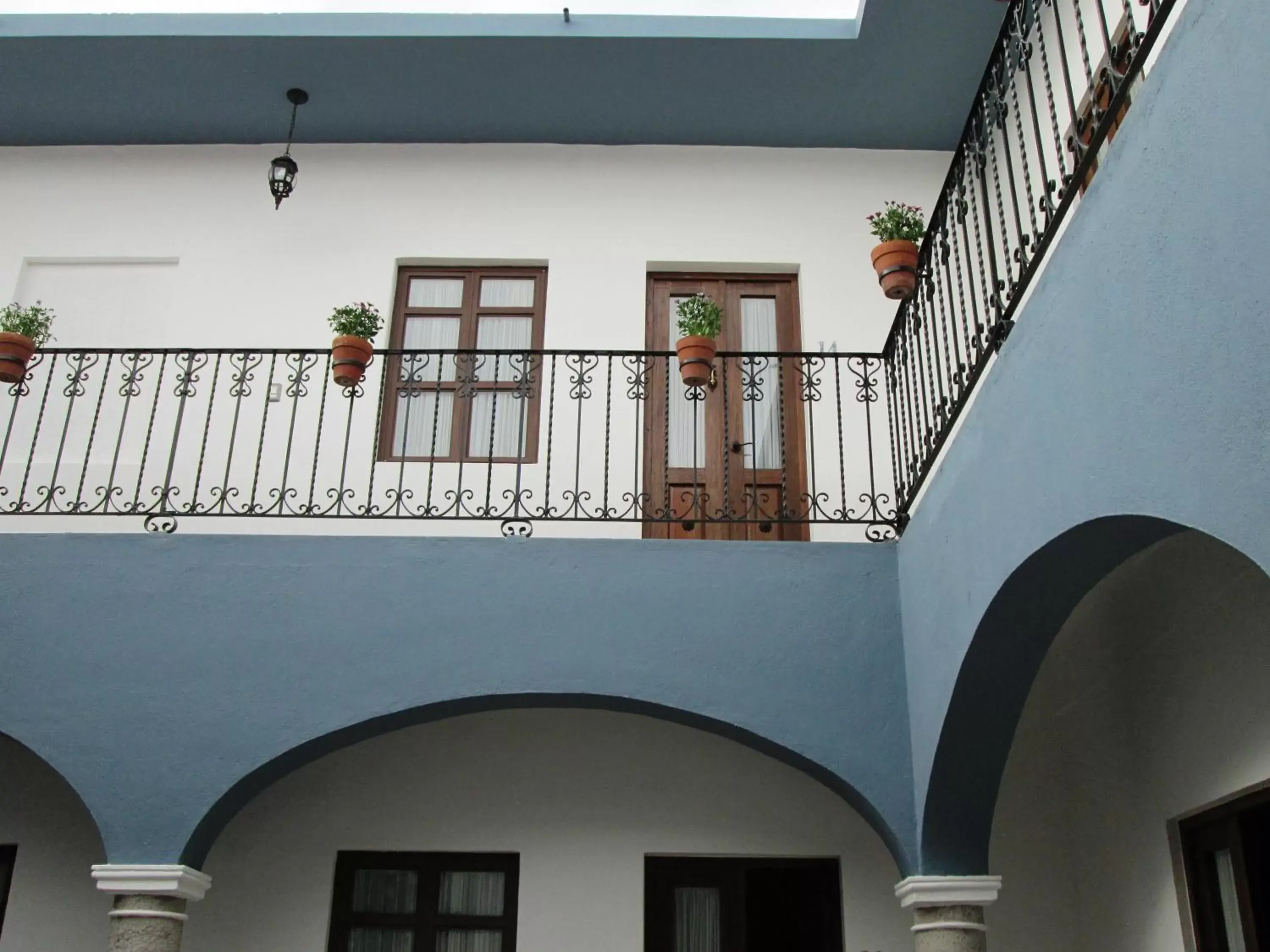 Patio, Balcony/Terrace in Hotel Boutique Casa Altamira