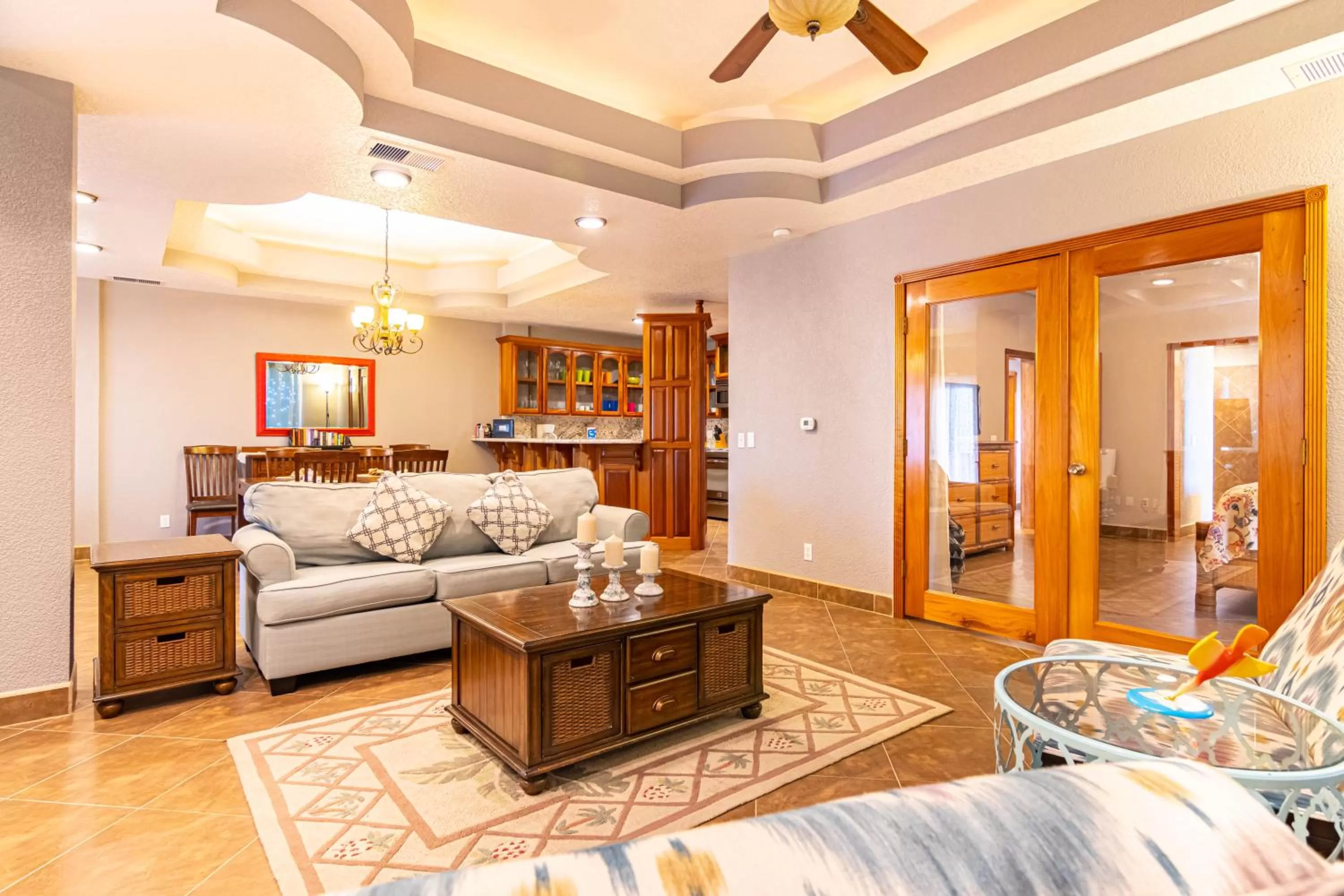 Living room, Bed in Lighthouse Beach Villas