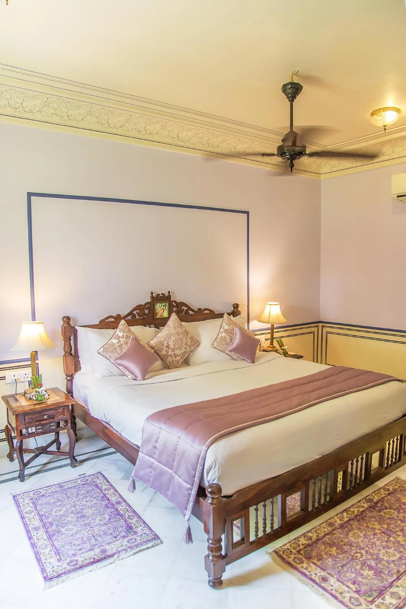 Bed in Royal Heritage Haveli - By Leisure Hotels