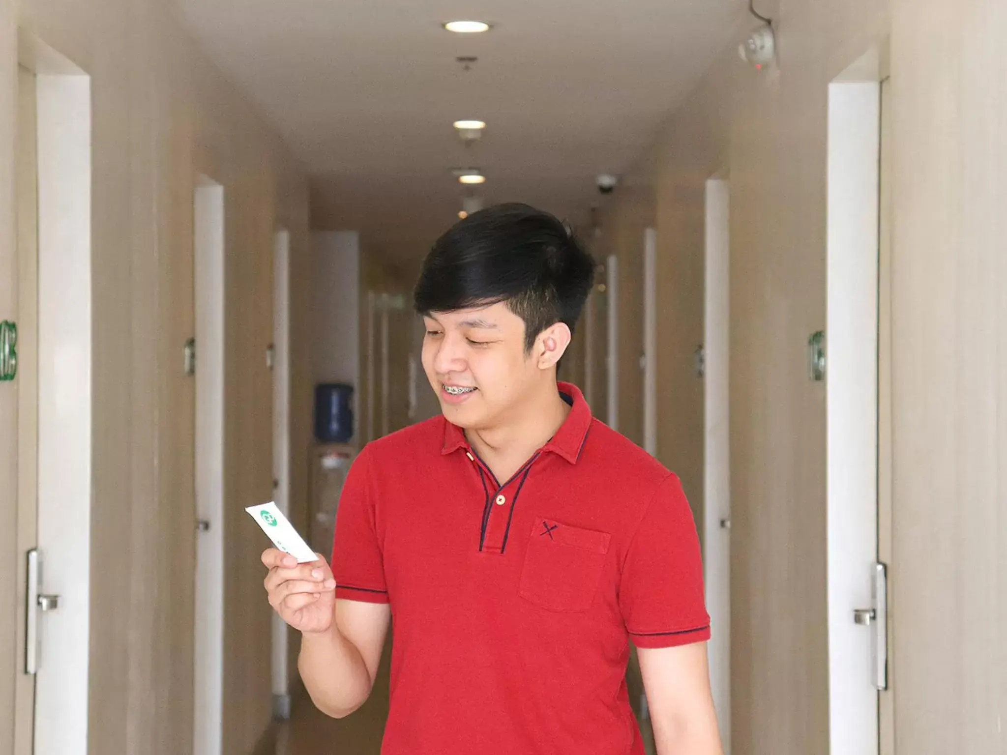 Property building, Staff in Go Hotels Timog