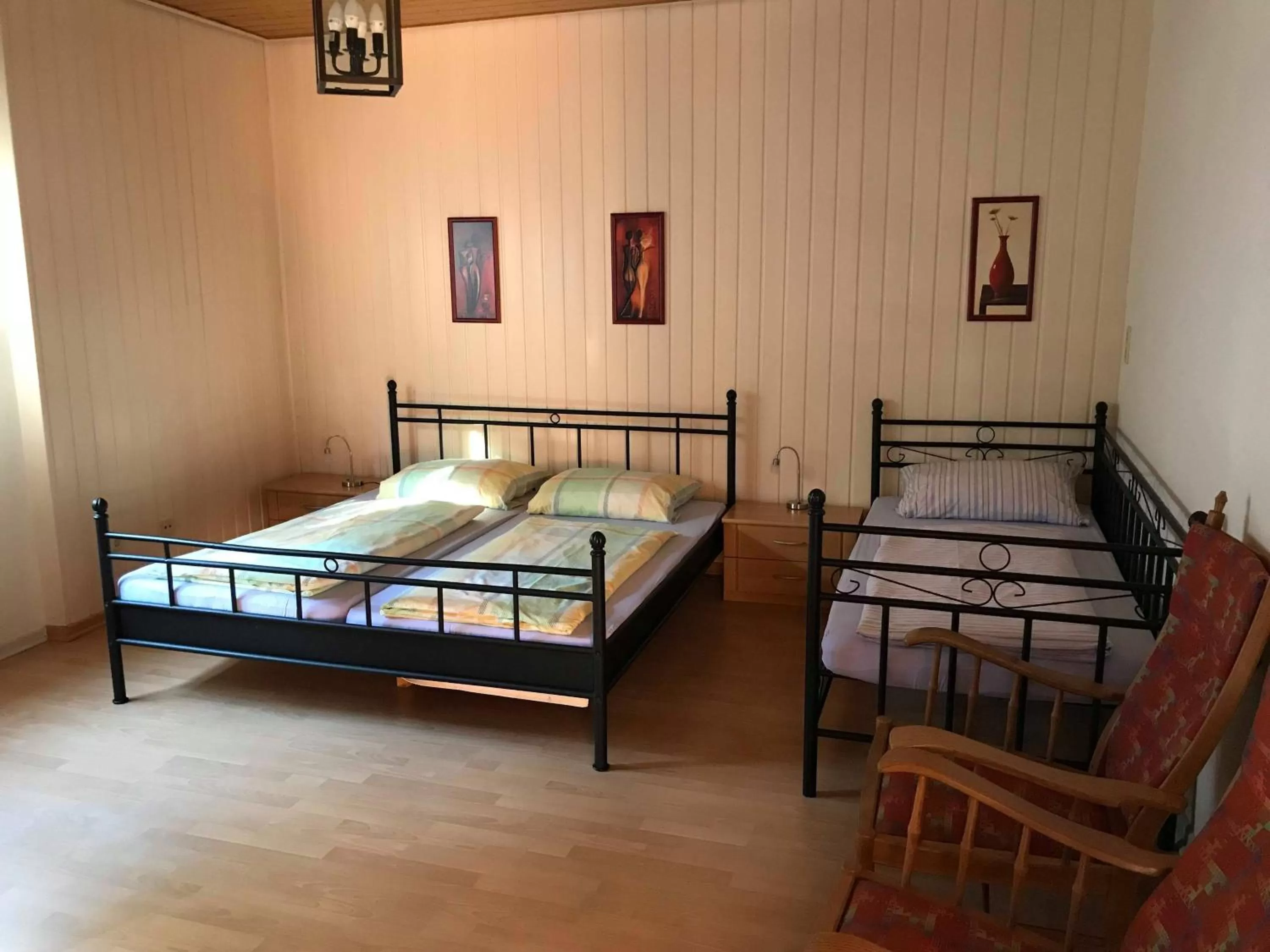 Bed in Hotel Zum Böhmegrund