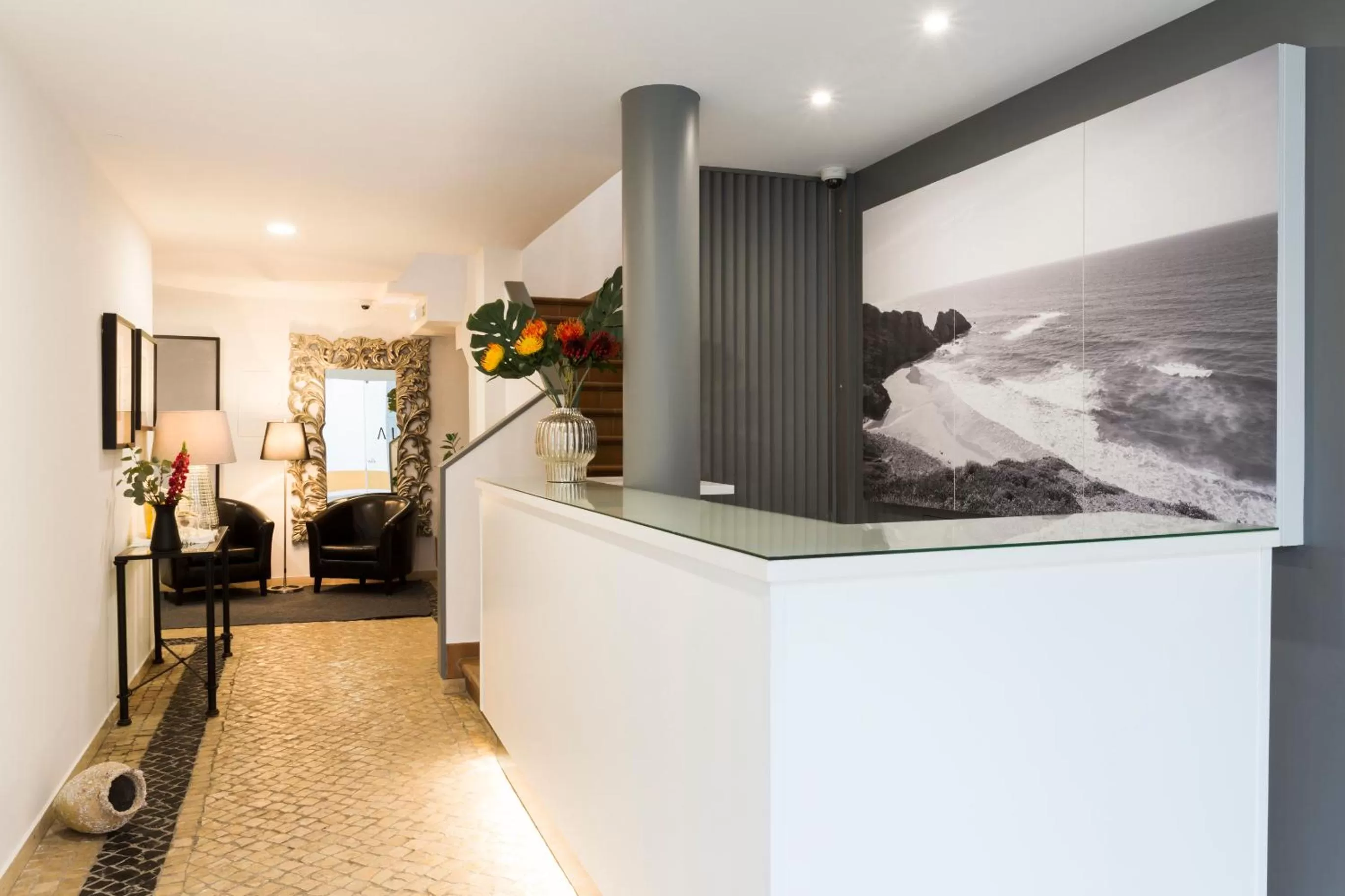 Lobby or reception in Hotel Alcatruz