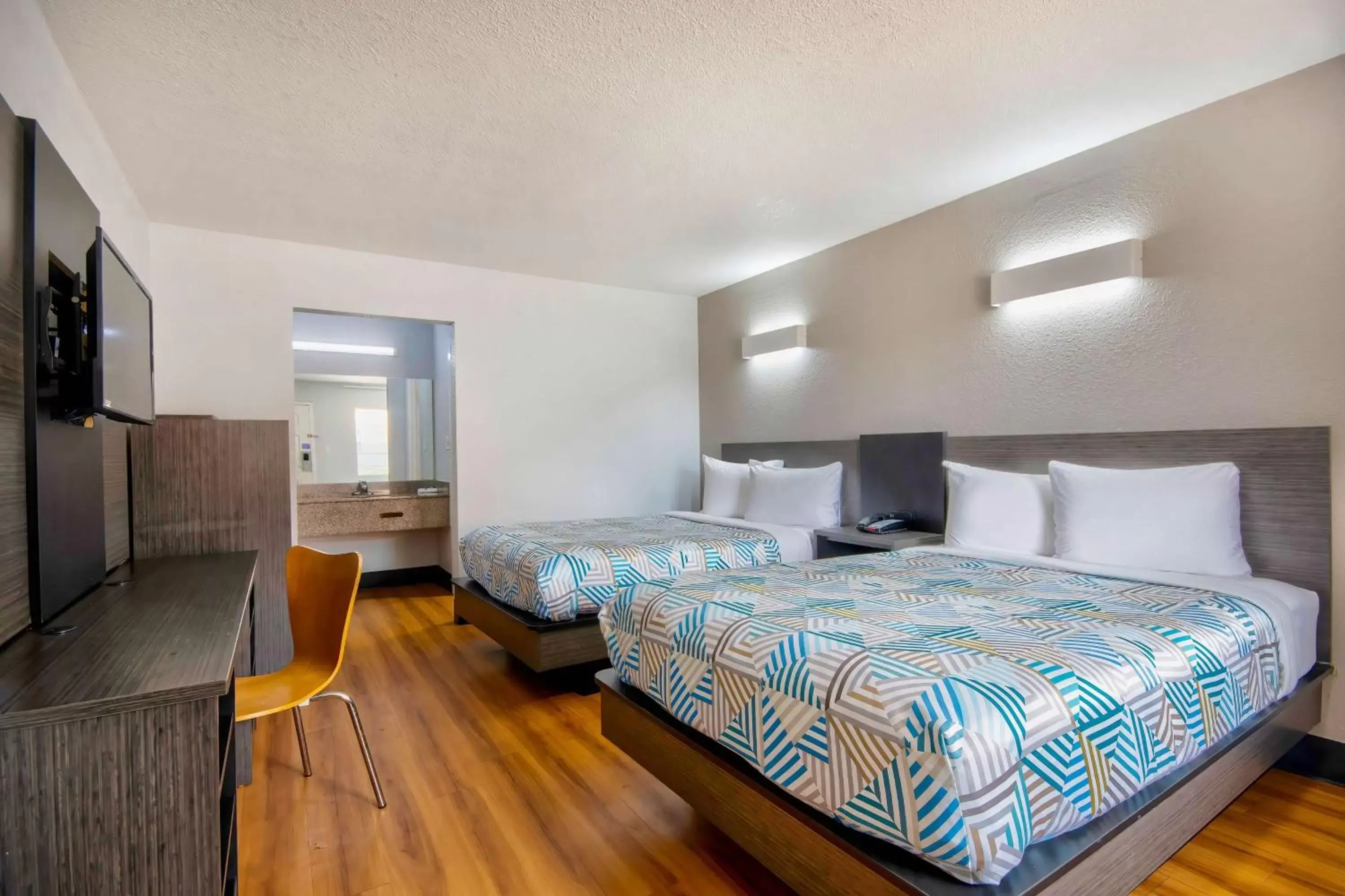Bedroom, Bed in Motel 6-Sulphur, LA