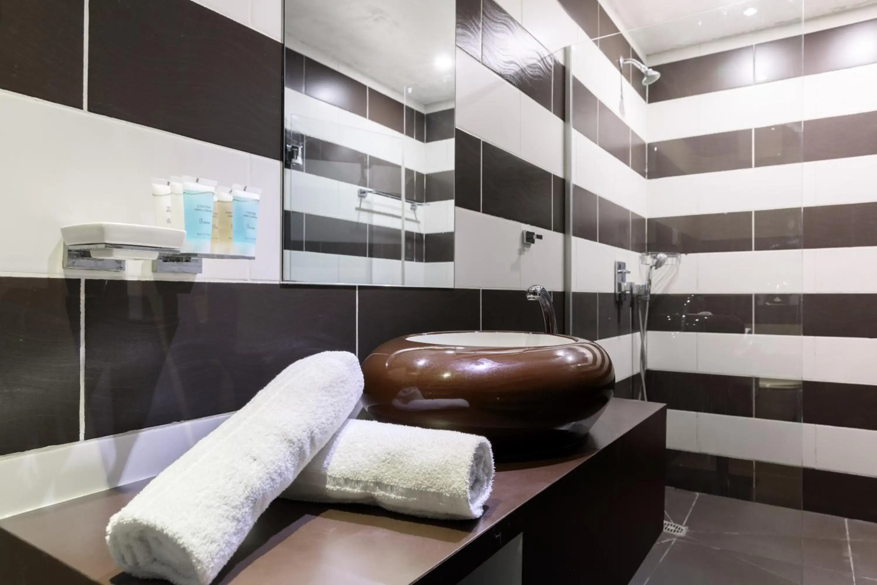 Shower in Rich Luxury Suites