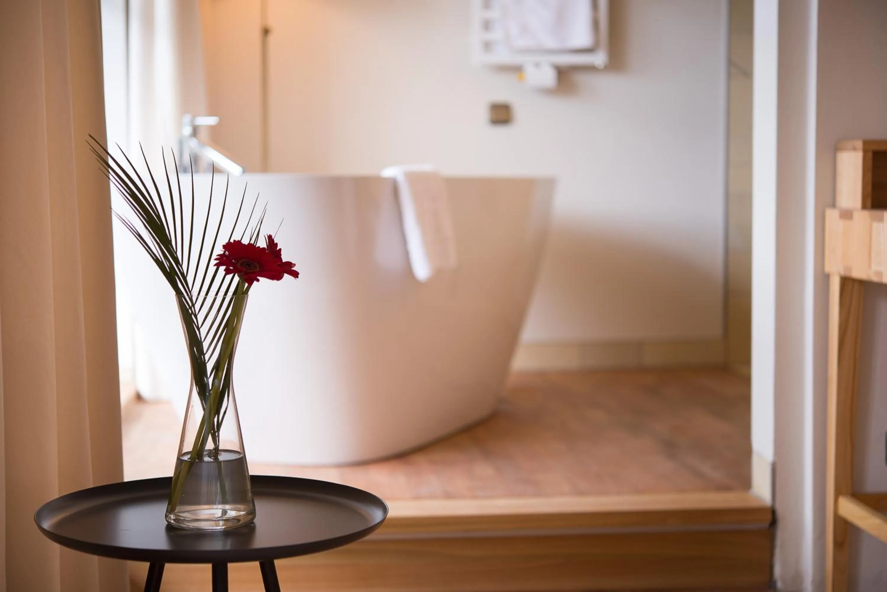 Decorative detail, Bed in Biohotel Garmischer Hof