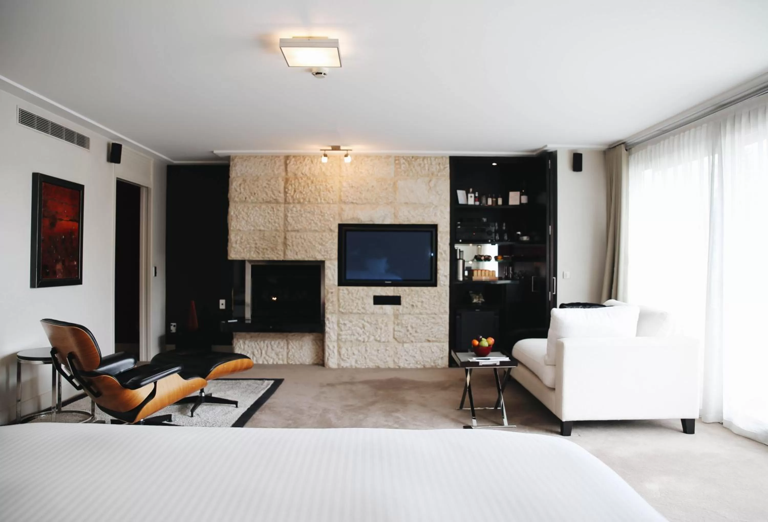 Living room, Bed in The Spire Hotel