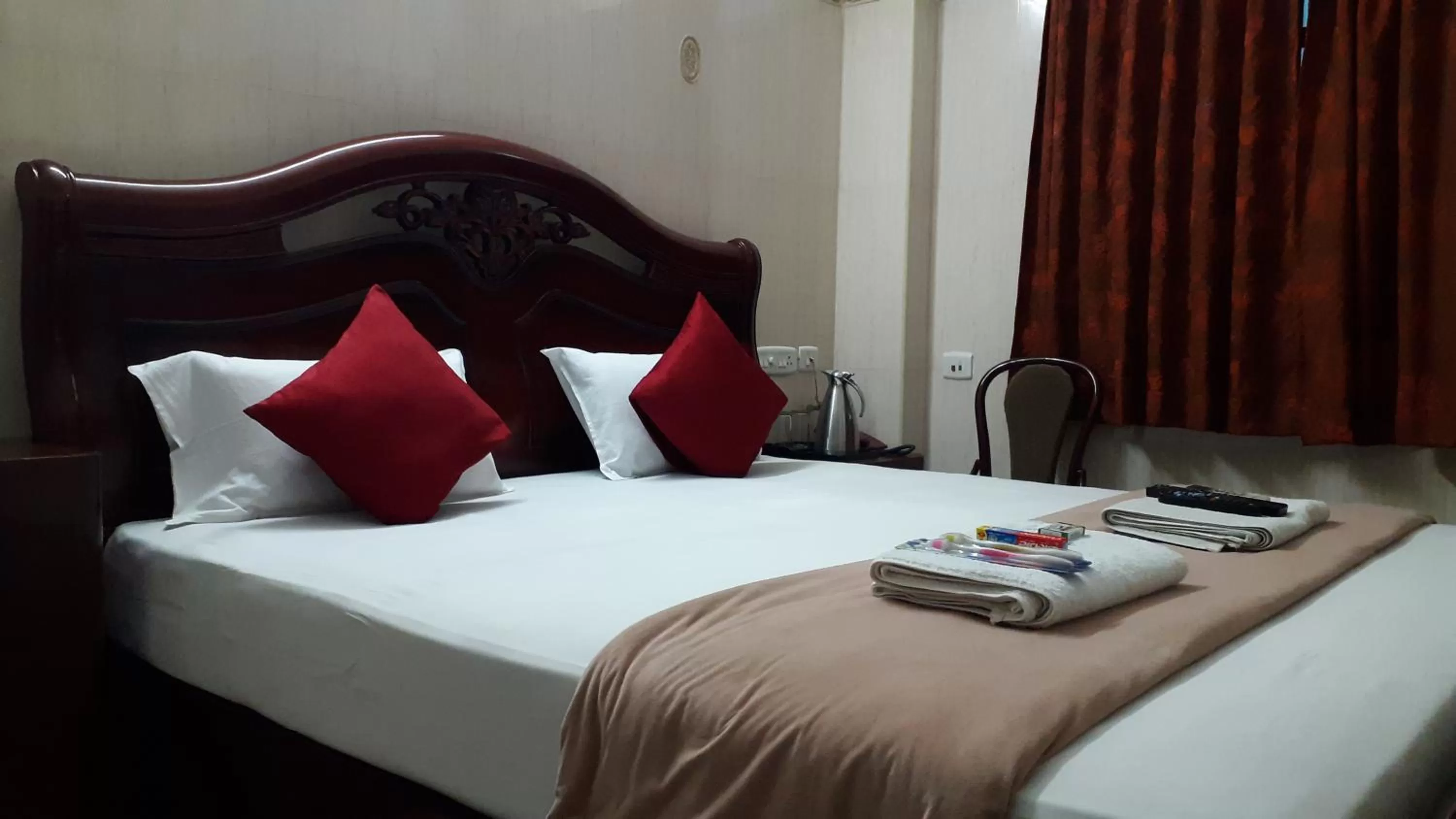 Bedroom, Bed in Grand View Residency Chennai