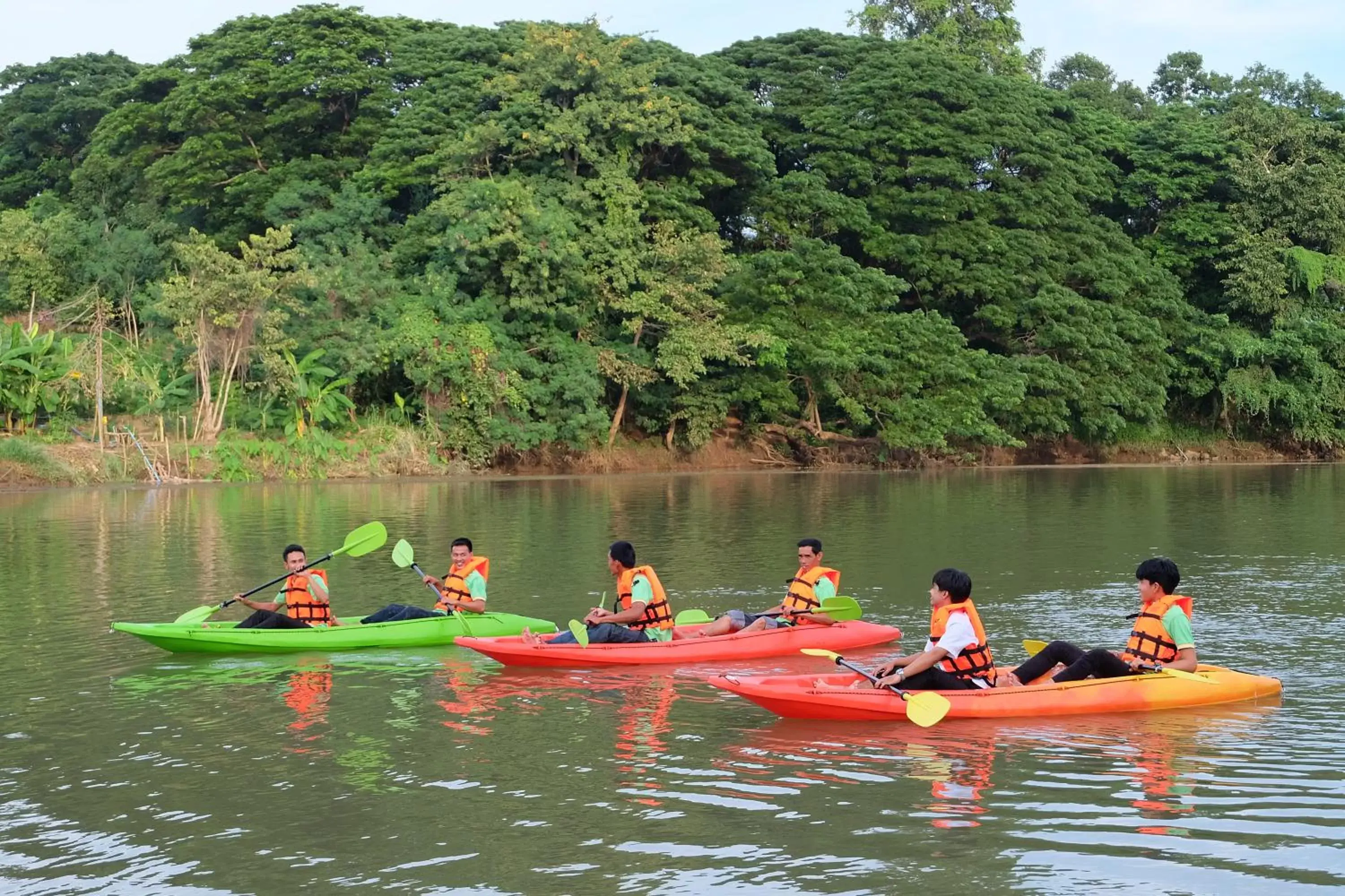 Canoeing, Fishing in Princess River Kwai Hotel