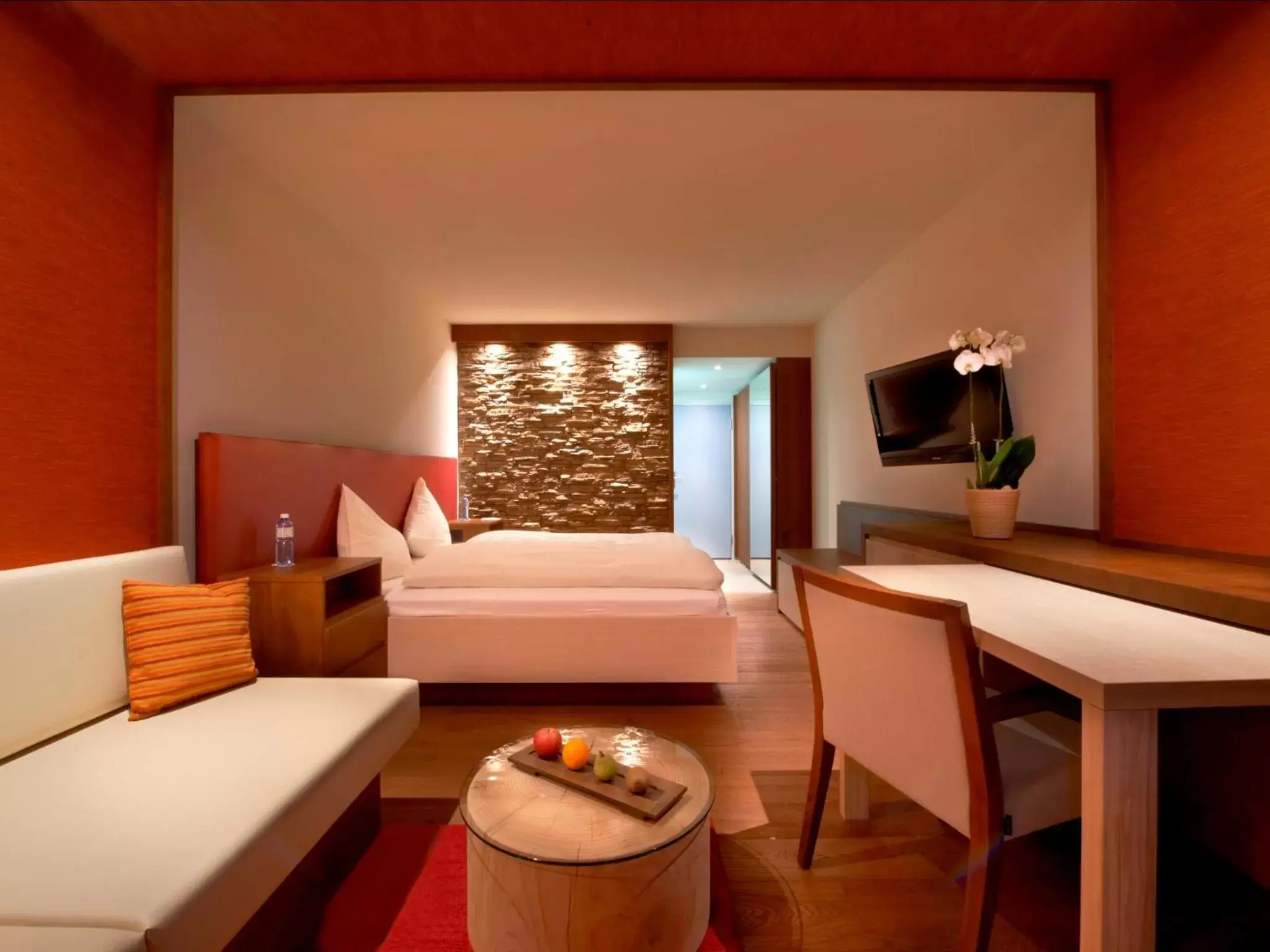 Bed, Seating Area in Panorama Resort & Spa