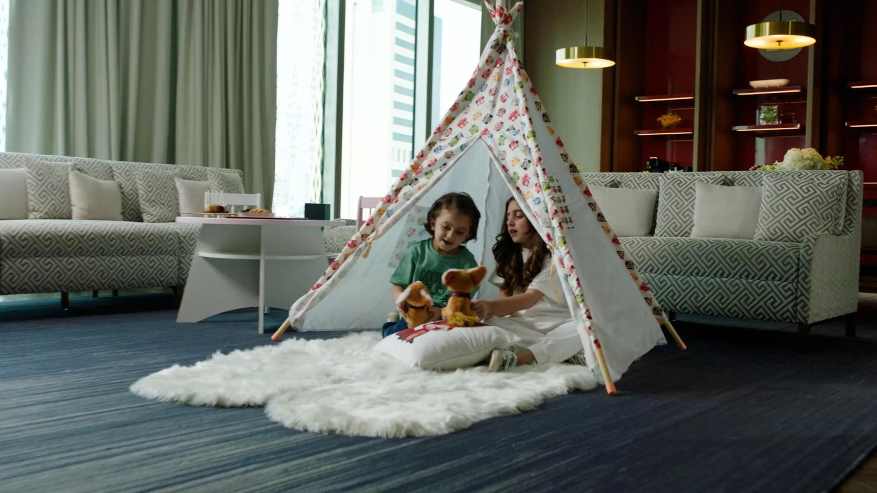 Family in Four Seasons Hotel Kuwait at Burj Alshaya