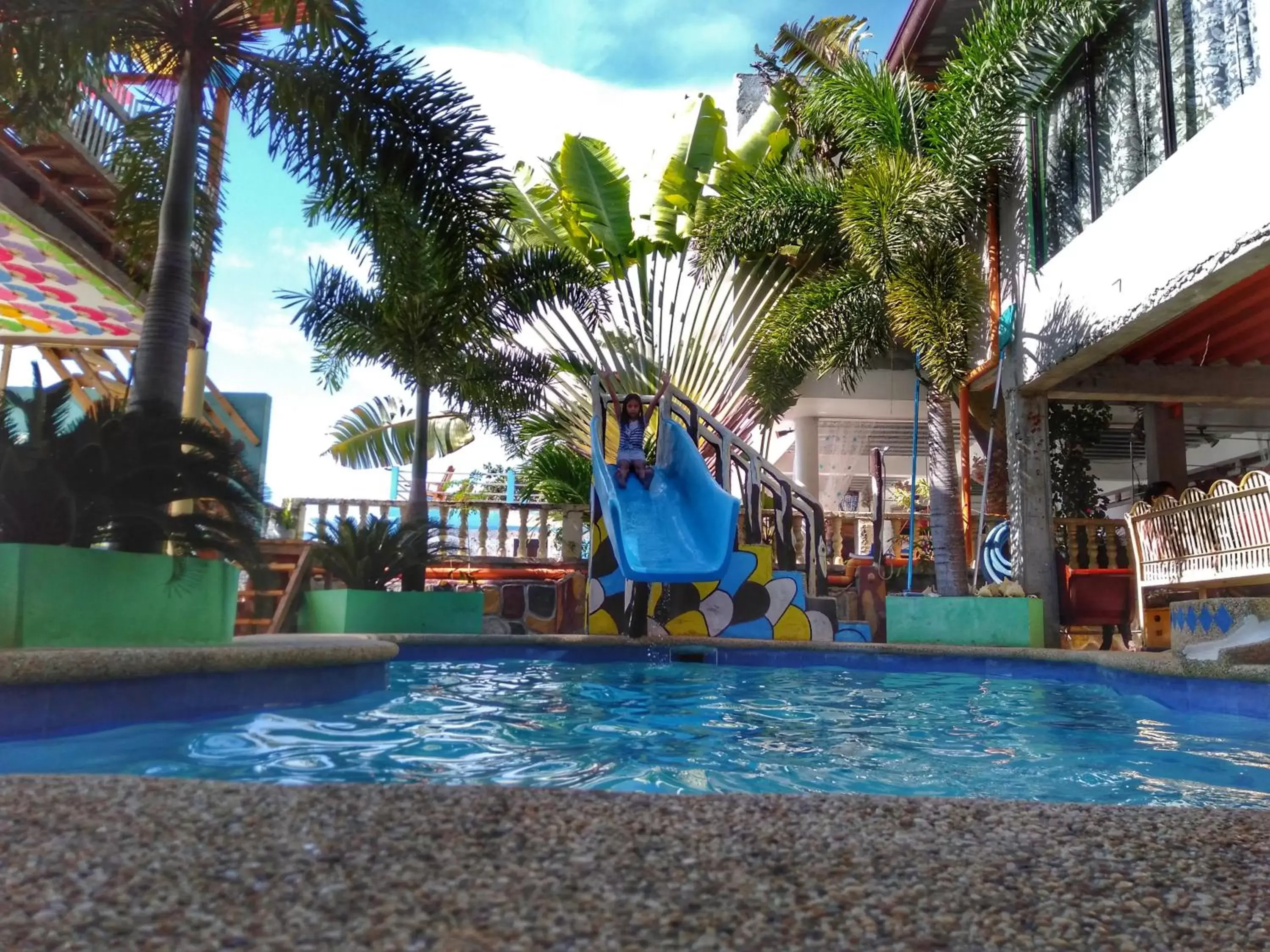 Pool view, Swimming Pool in Sascha's Resort Oslob