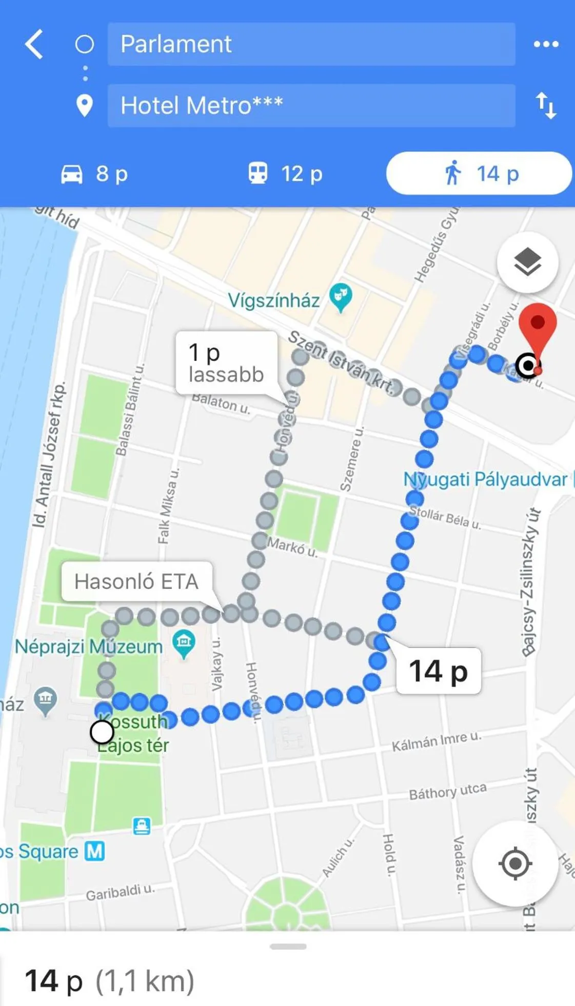 Nearby landmark in Hotel Metro