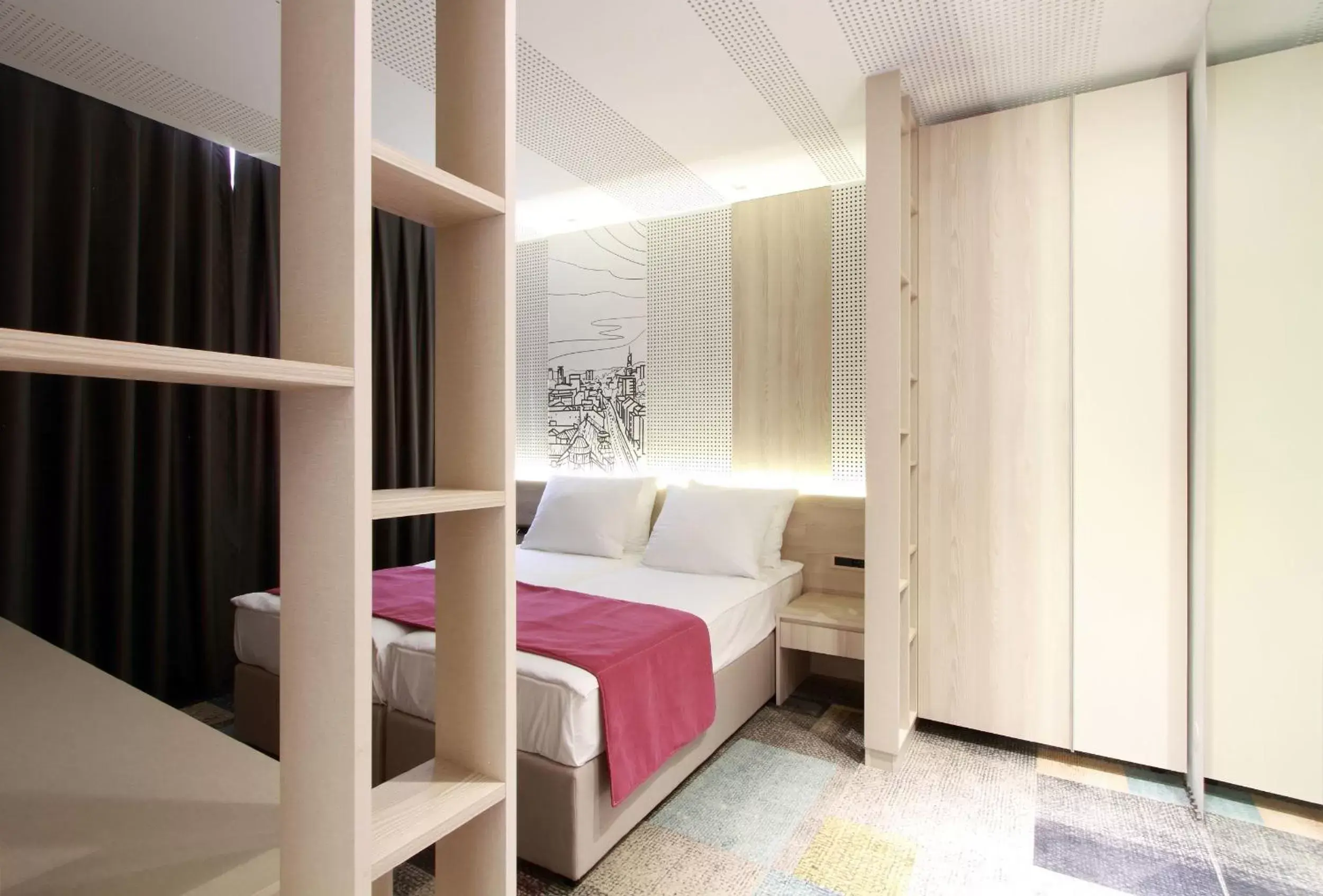 Bed in Hotel Cosmopolit Bed in Hotel Cosmopolit