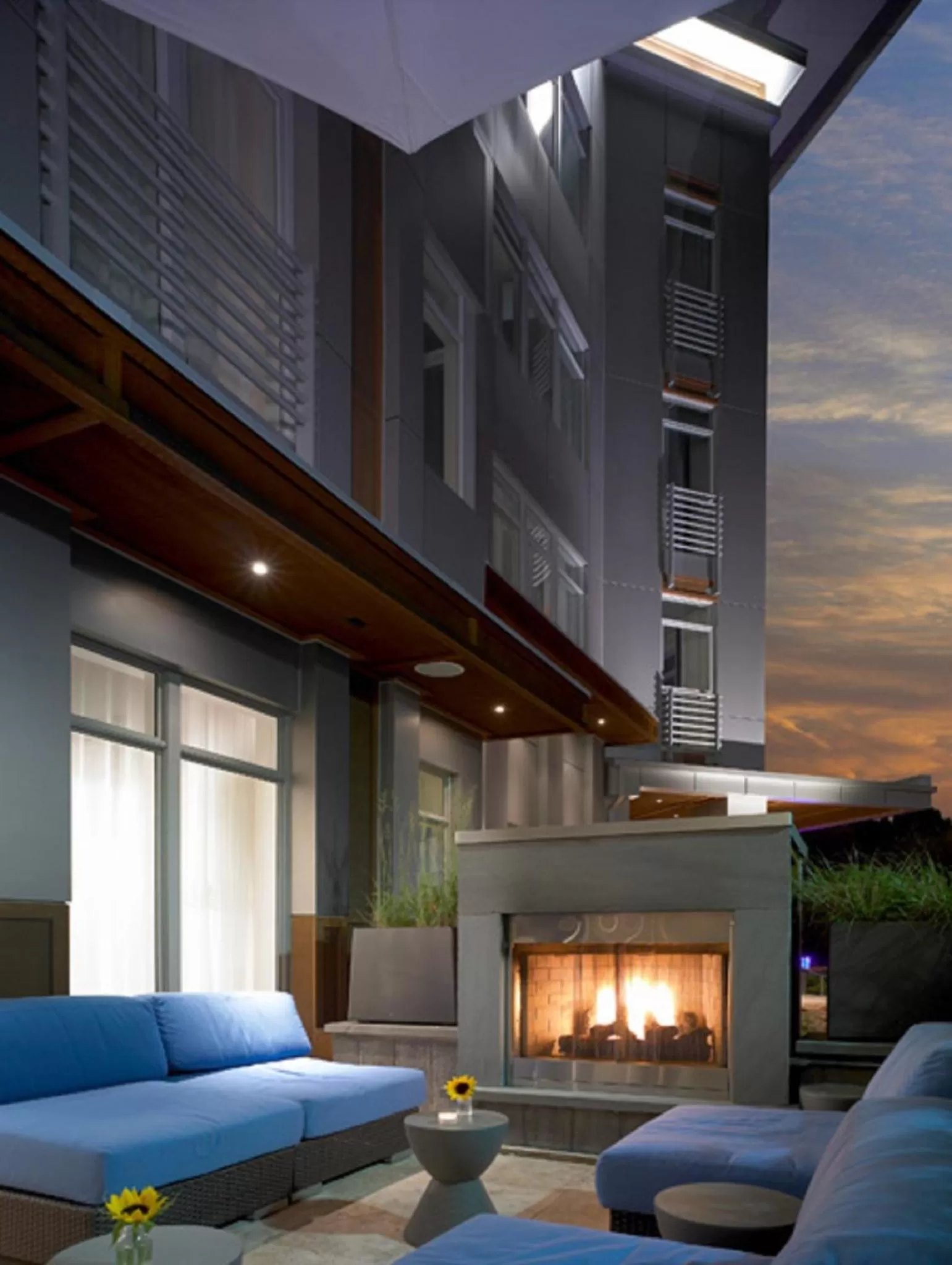 Garden in Bungalow Hotel