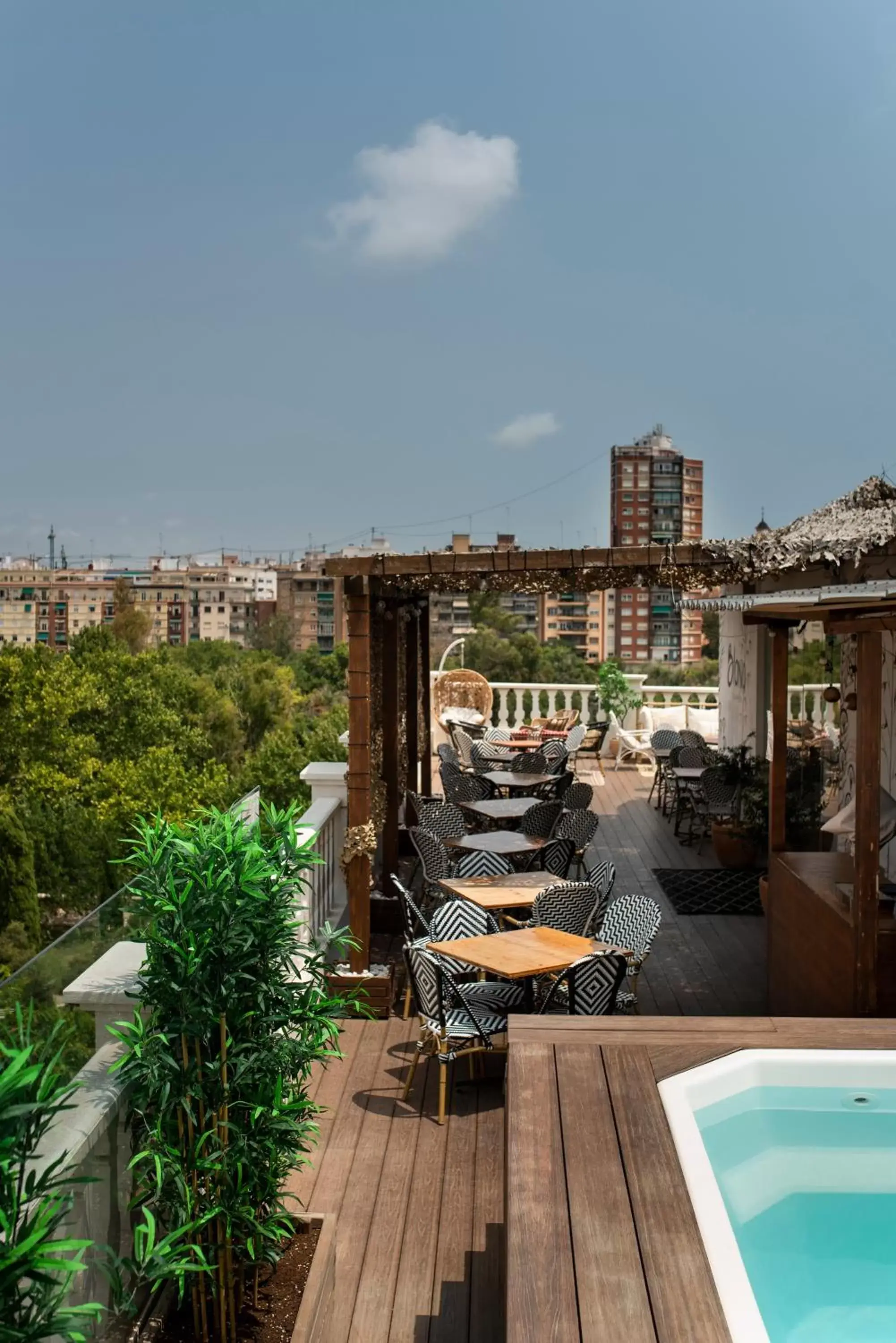 Balcony/Terrace, Swimming Pool in Blanq Carmen Hotel