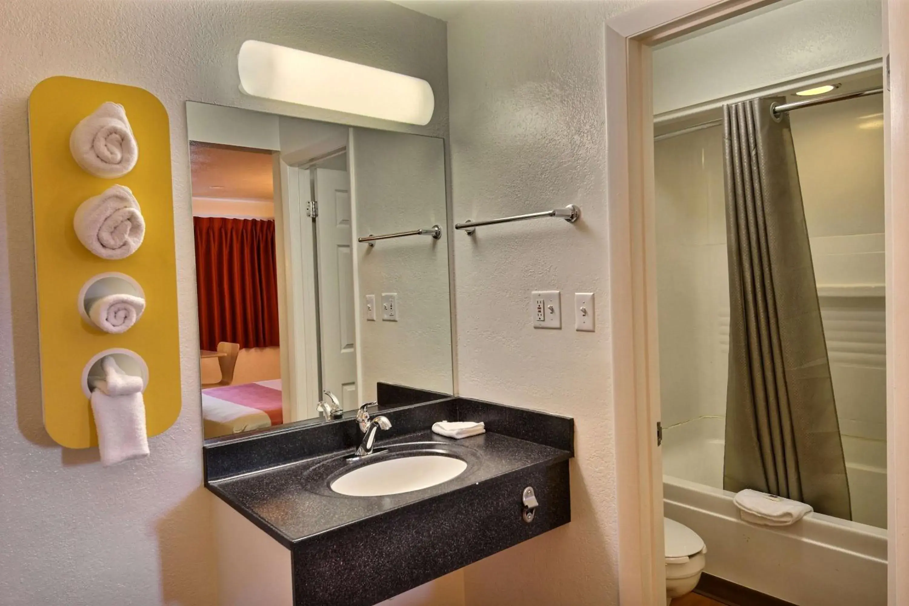 Photo of the whole room, Bathroom in Travelodge by Wyndham Brattleboro VT