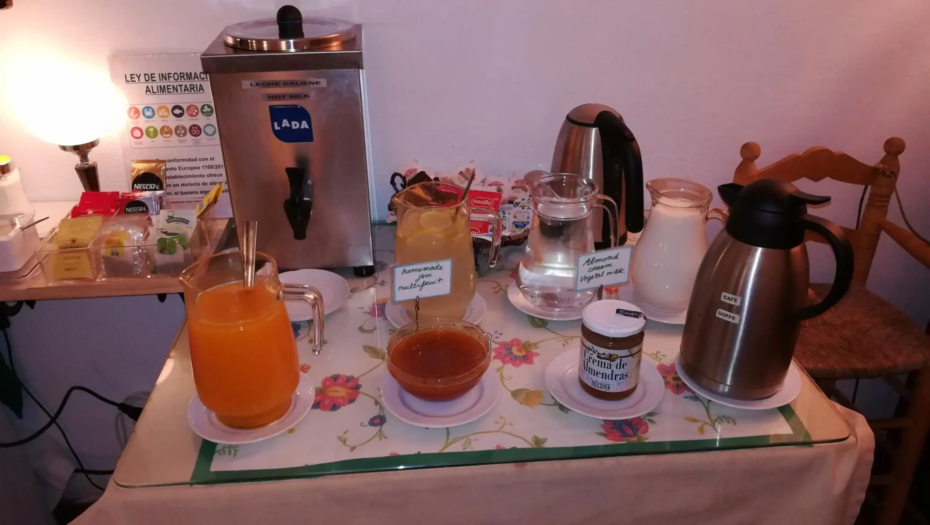 Breakfast in Hotel Santa Isabel La Real