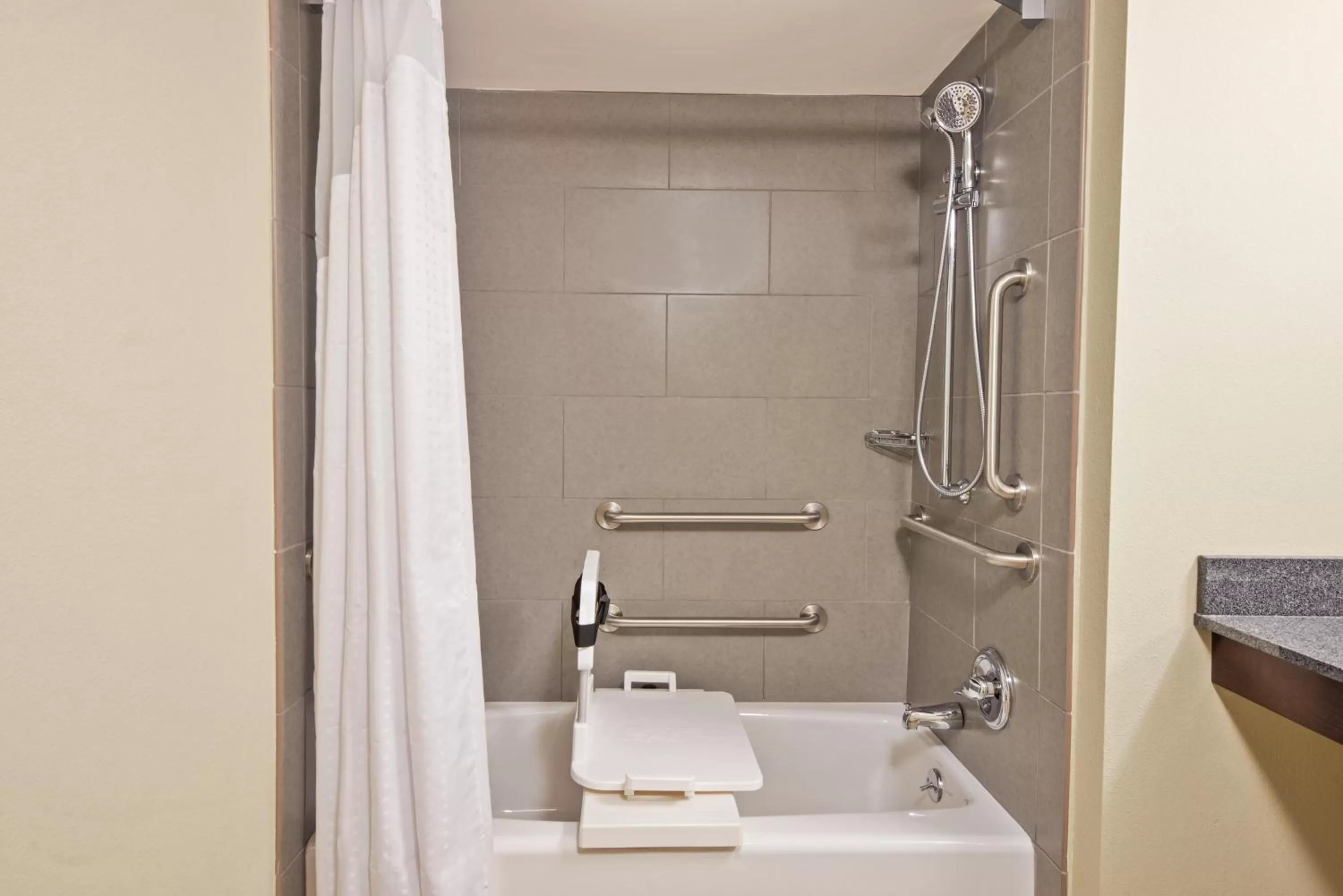 Bathroom in Holiday Inn Harrisburg East by IHG