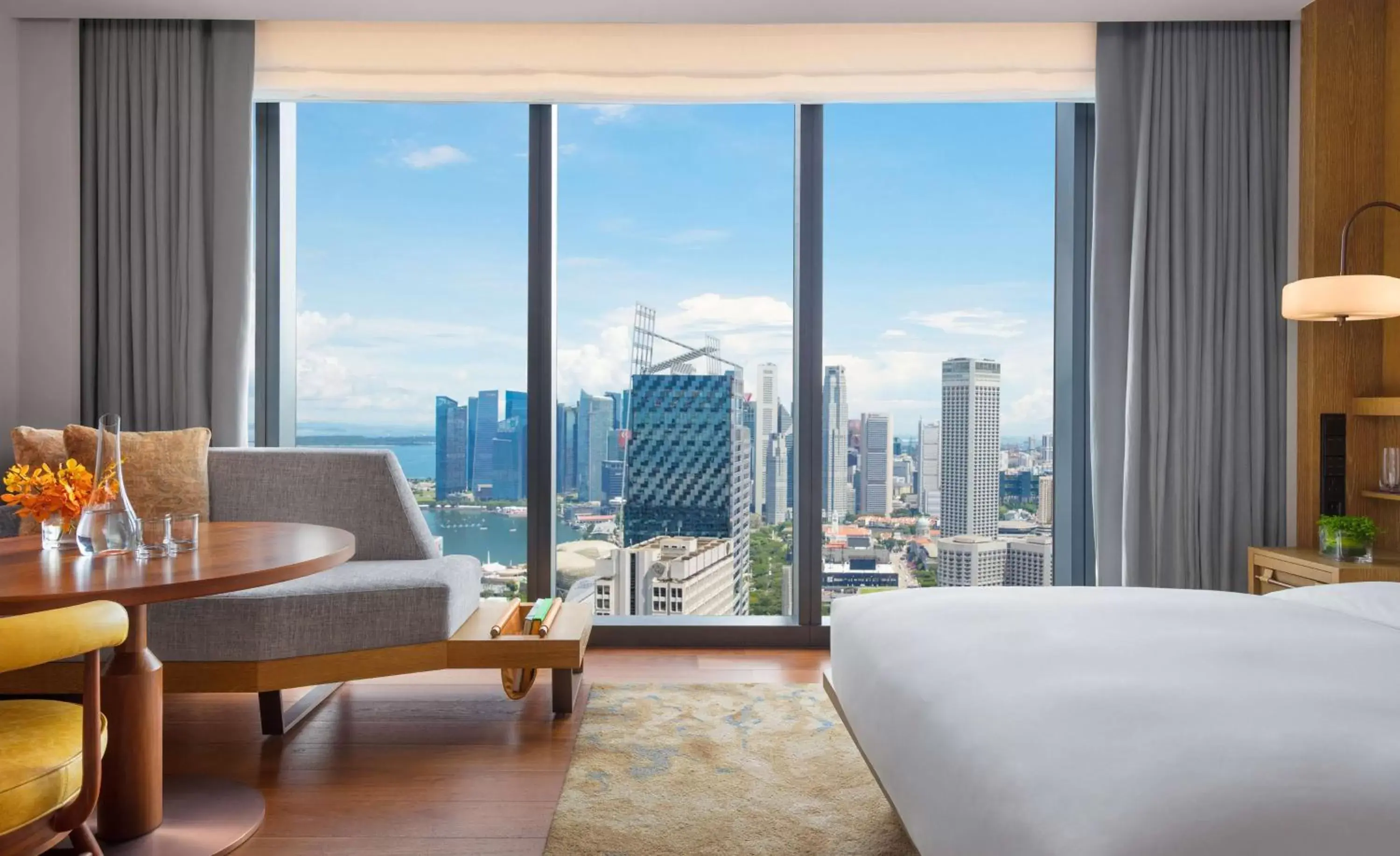 Bedroom, City View in Andaz Singapore A Concept by Hyatt