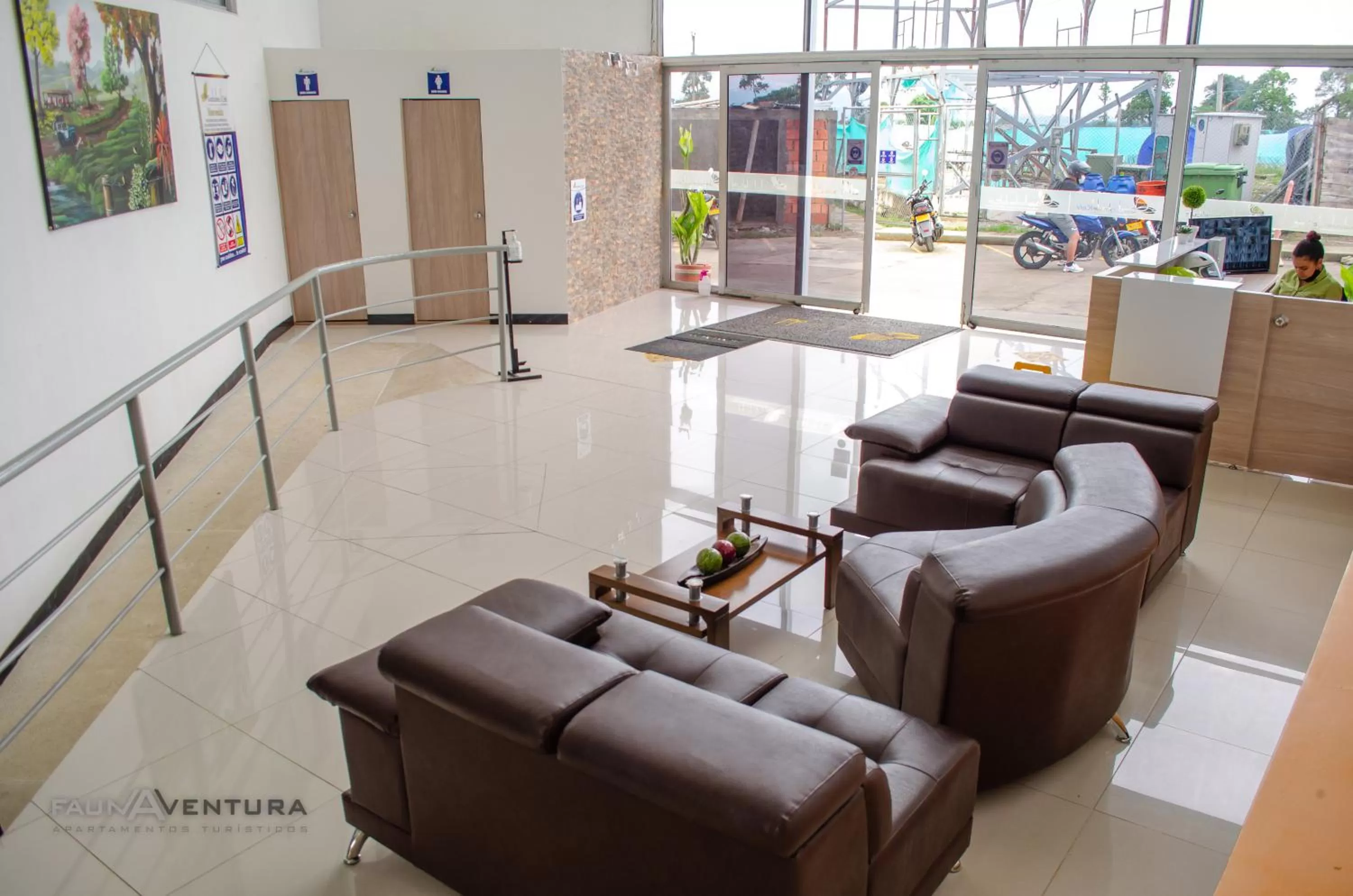 Lobby or reception in Apartamento Primer Piso 2km del Parque del Café