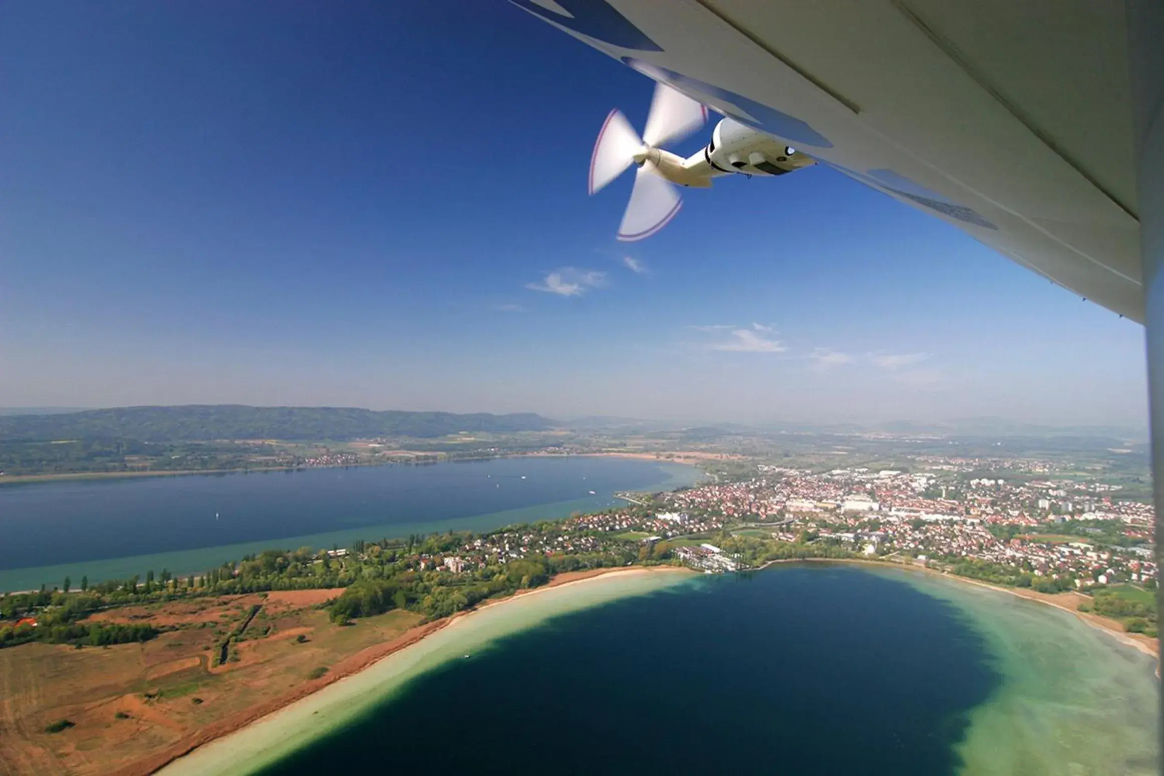 Bird's eye view, Bird's-eye View in Hotel Reutemann-Seegarten