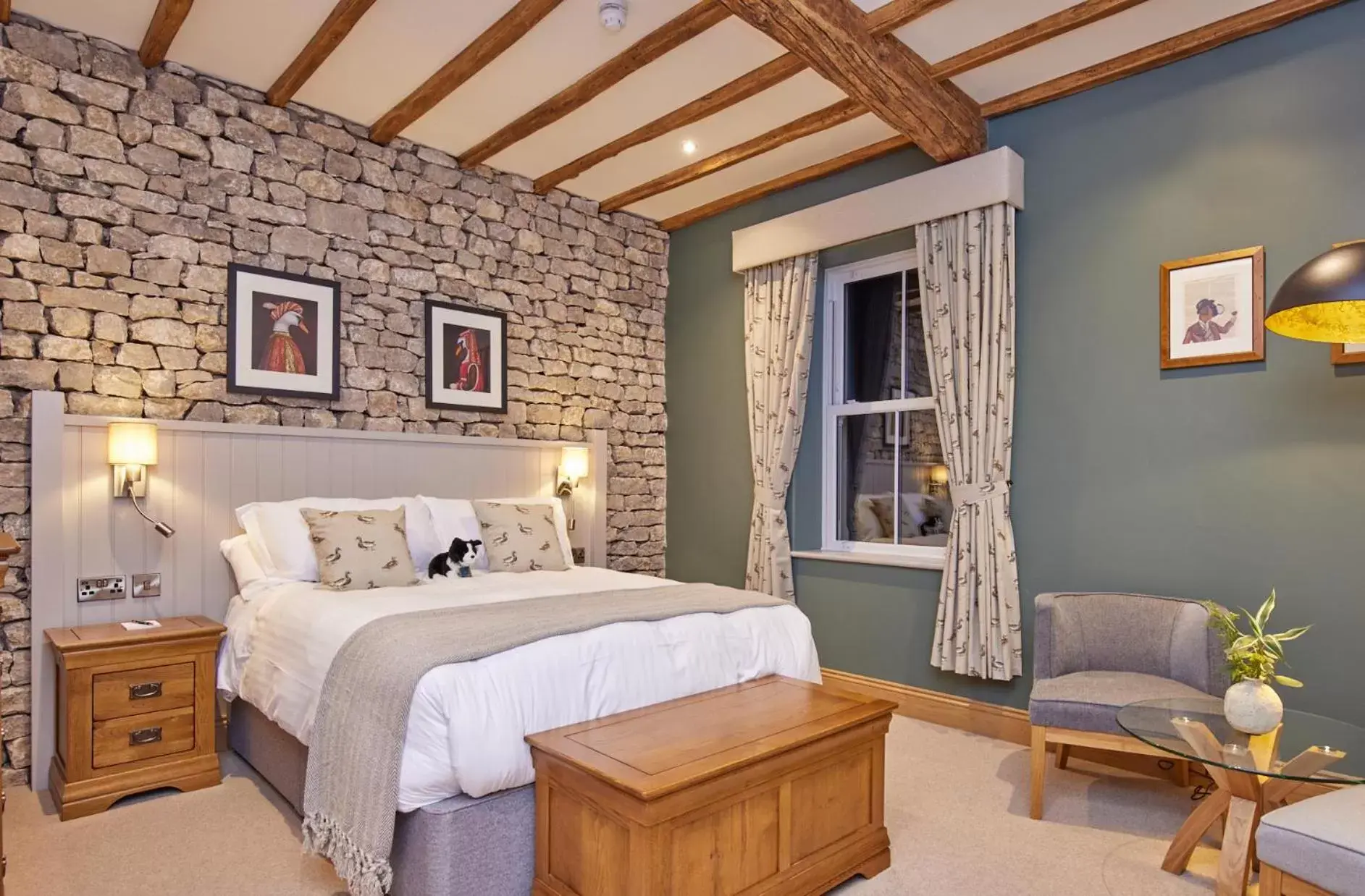 Photo of the whole room, Bed in The Fleece at Ruleholme