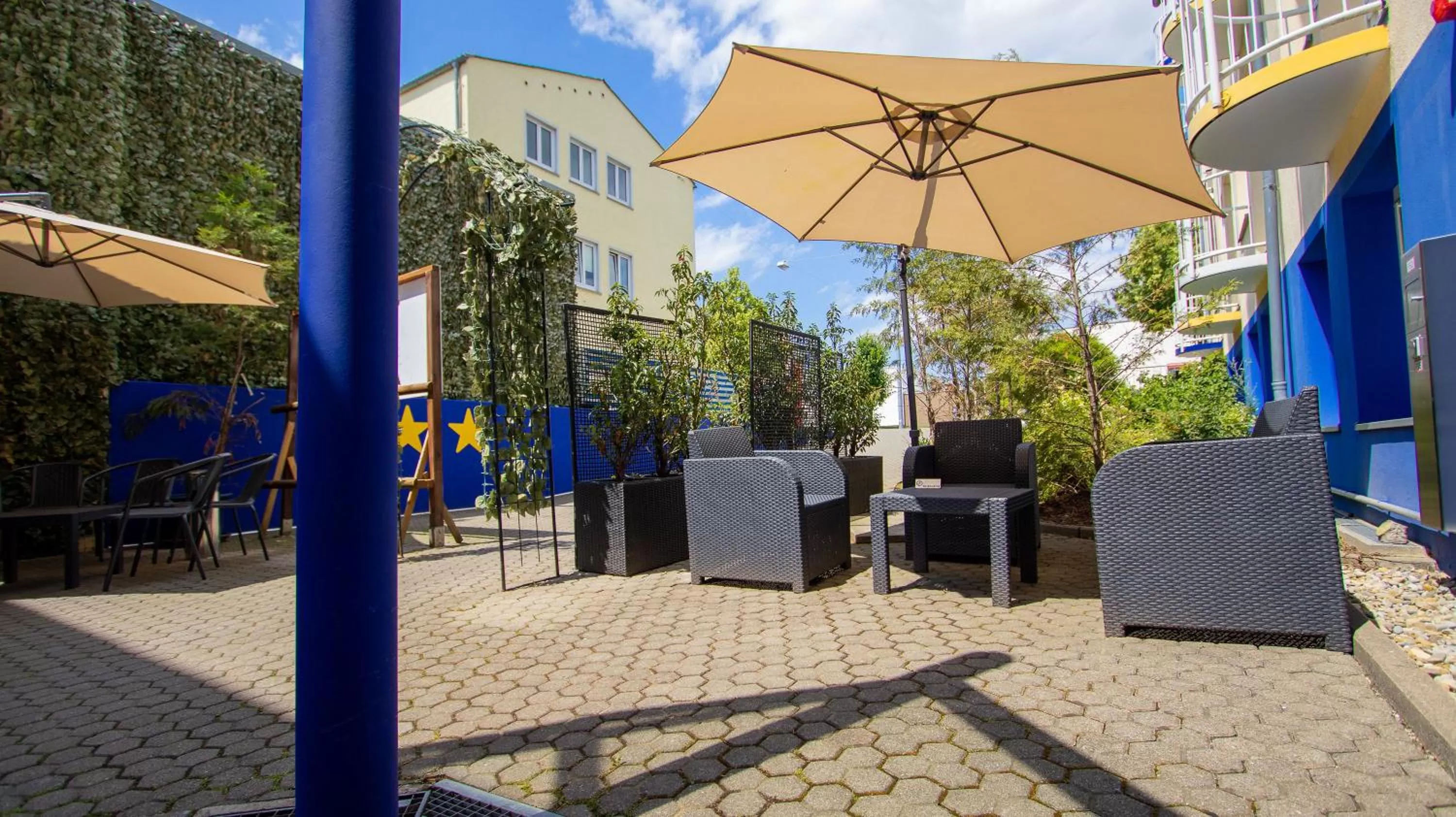 Seating area in LeoMar Hotel