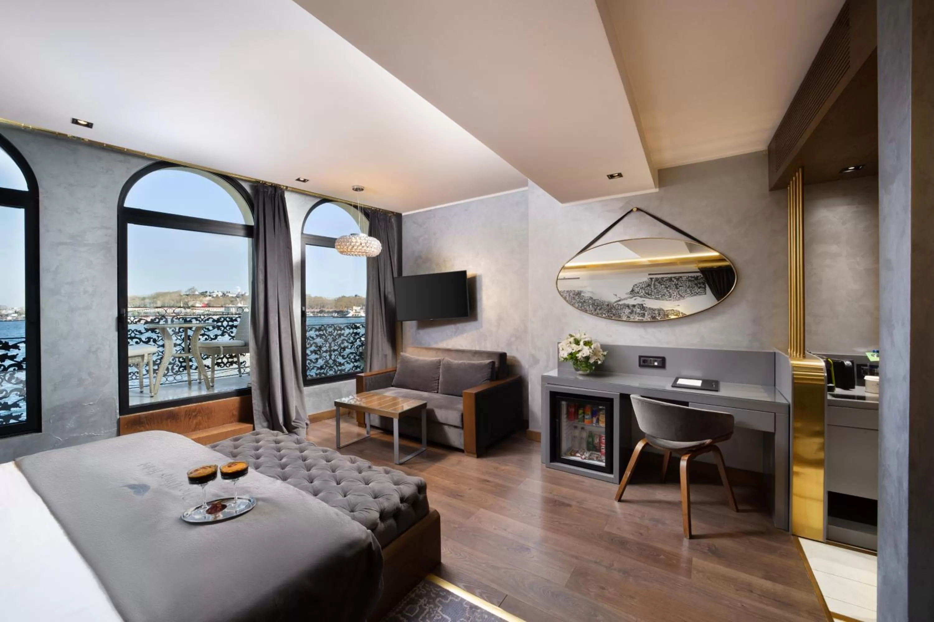 Seating area in The Wings Hotel Istanbul