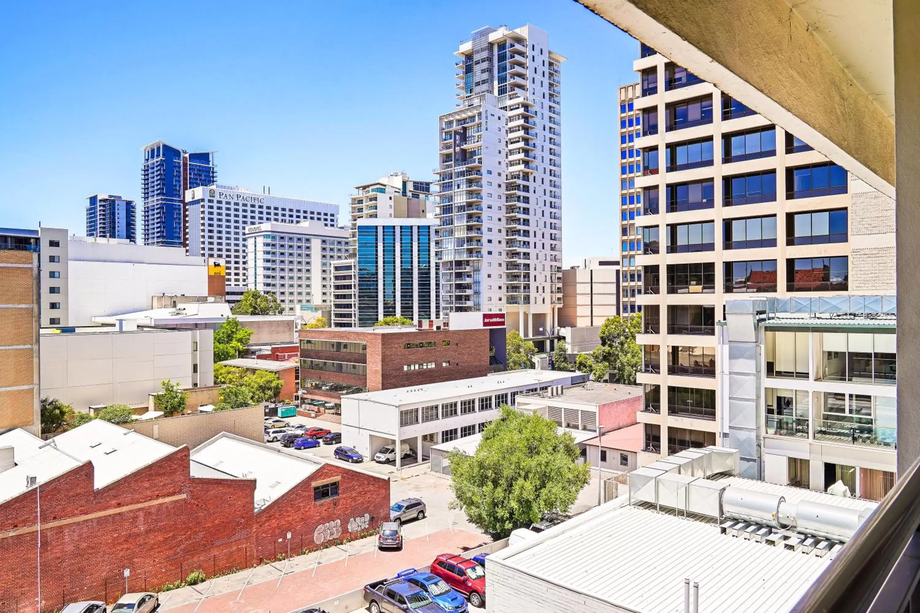 City view in All Suites Perth City view in All Suites Perth