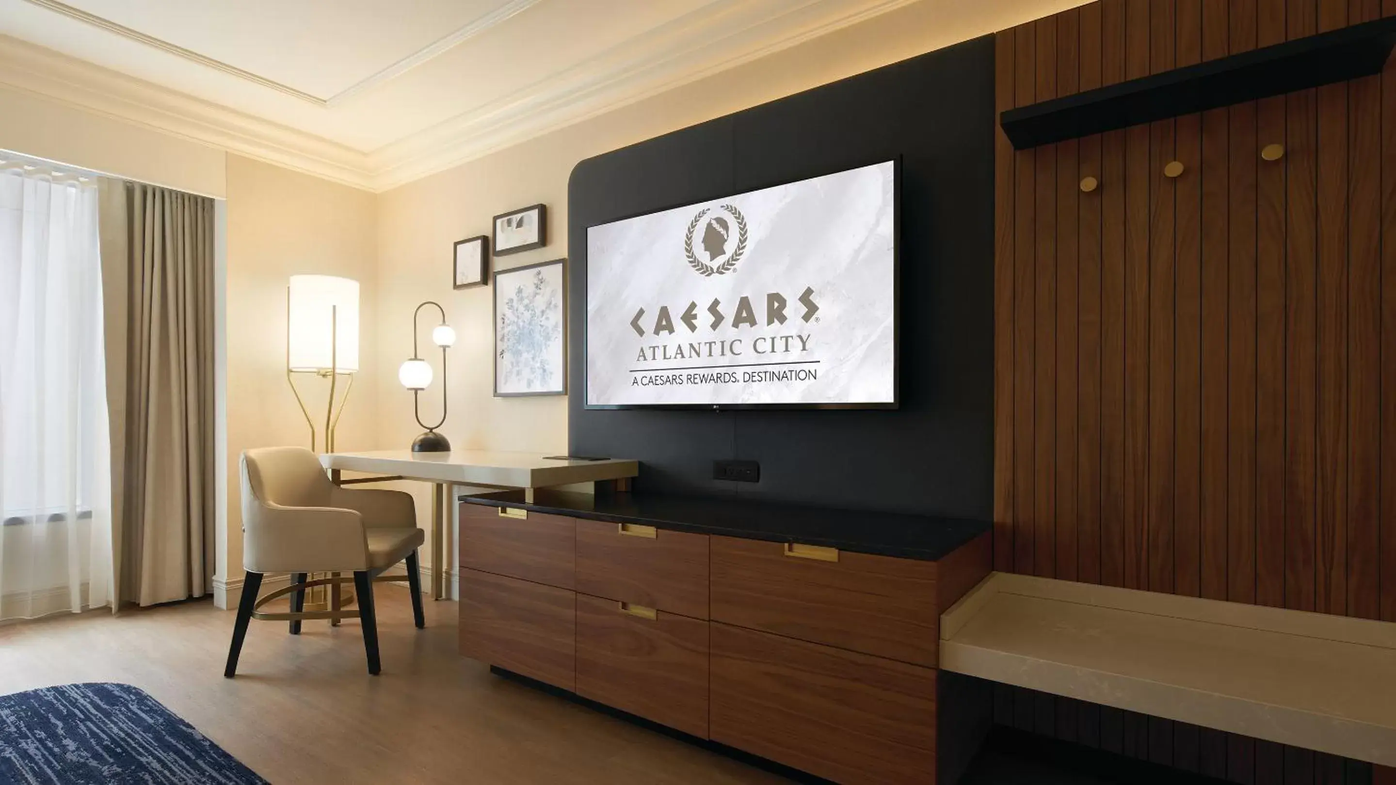 TV and multimedia, TV/Entertainment Center in Caesars Atlantic City Hotel & Casino