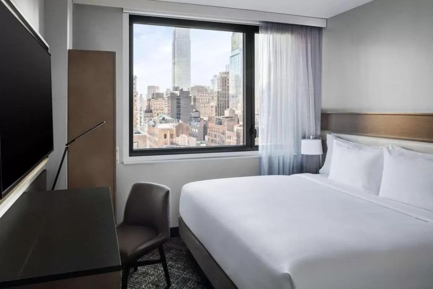 King Room with Empire State Building View in DoubleTree by Hilton New York Times Square South