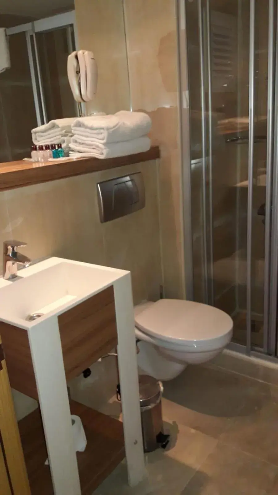 Shower, Bathroom in Klas Hotel