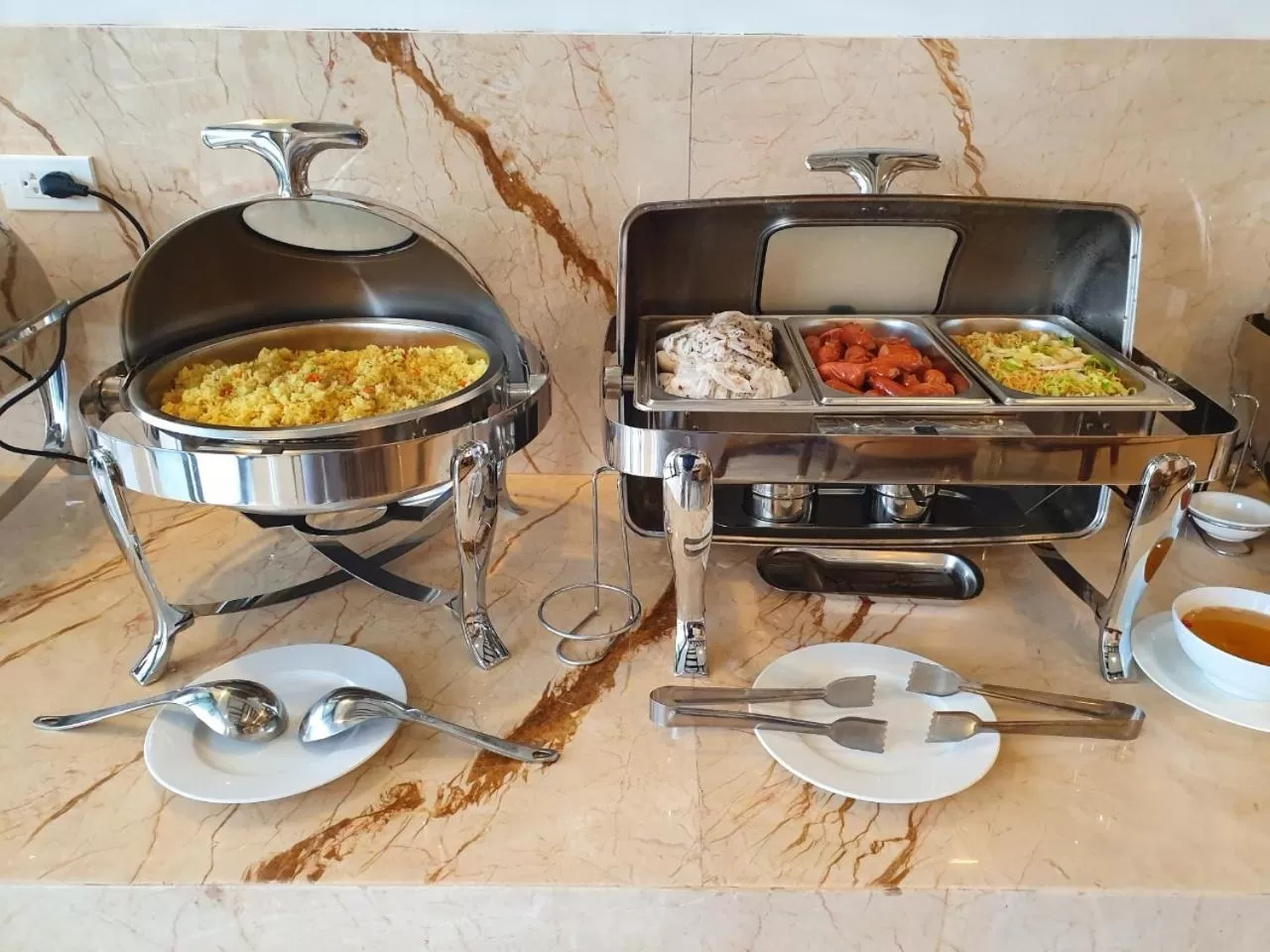 Food close-up in Golden Palm HaLong Hotel