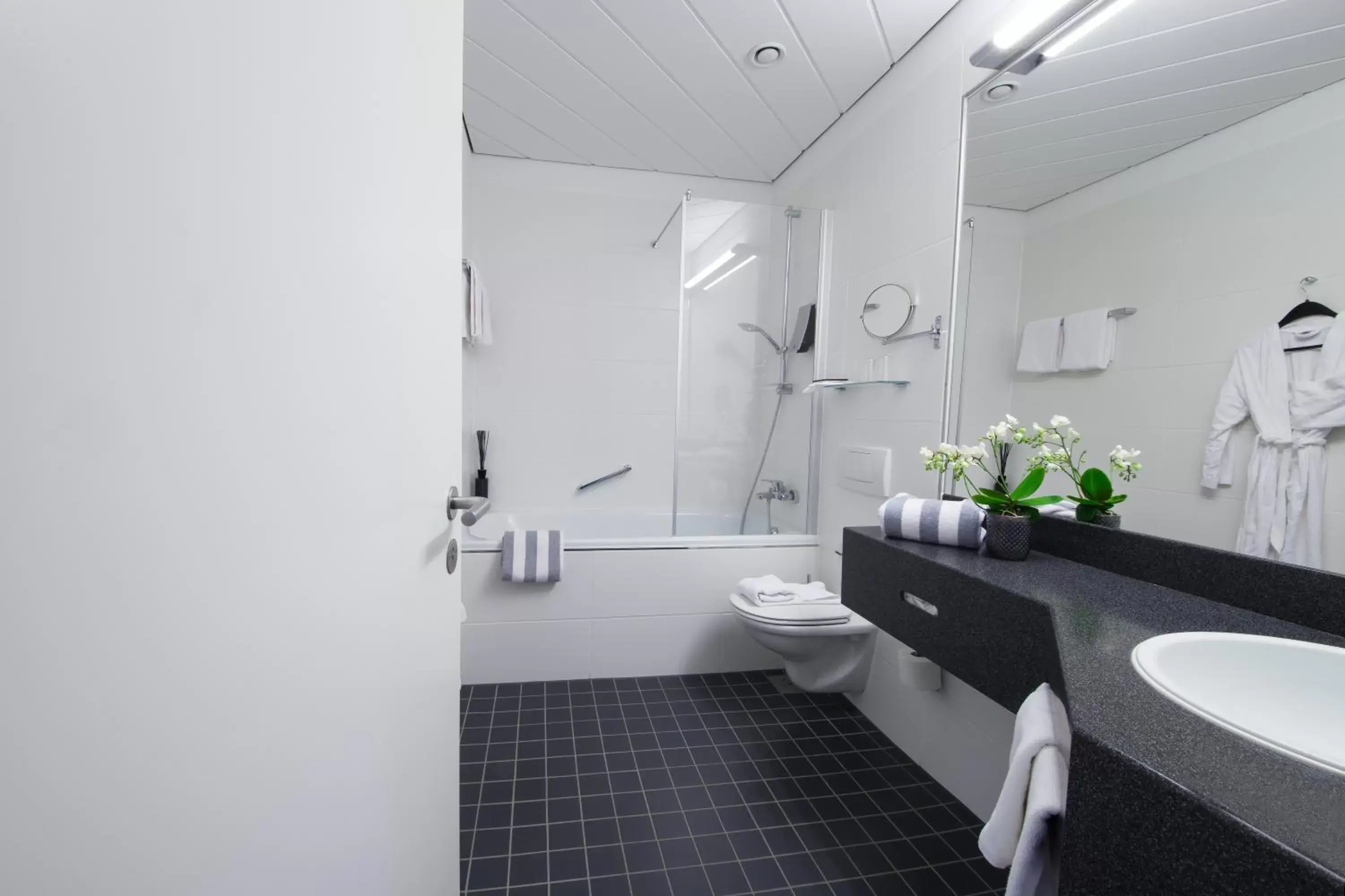 Bathroom in relexa hotel Bad Steben GmbH