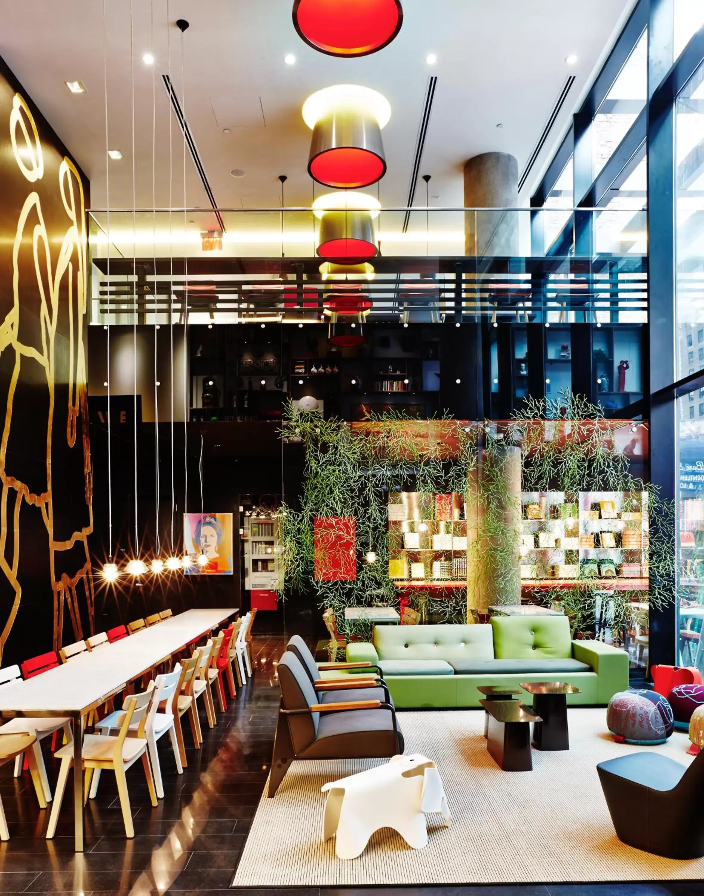 Lobby or reception in citizenM New York Times Square Lobby or reception in citizenM New York Times Square