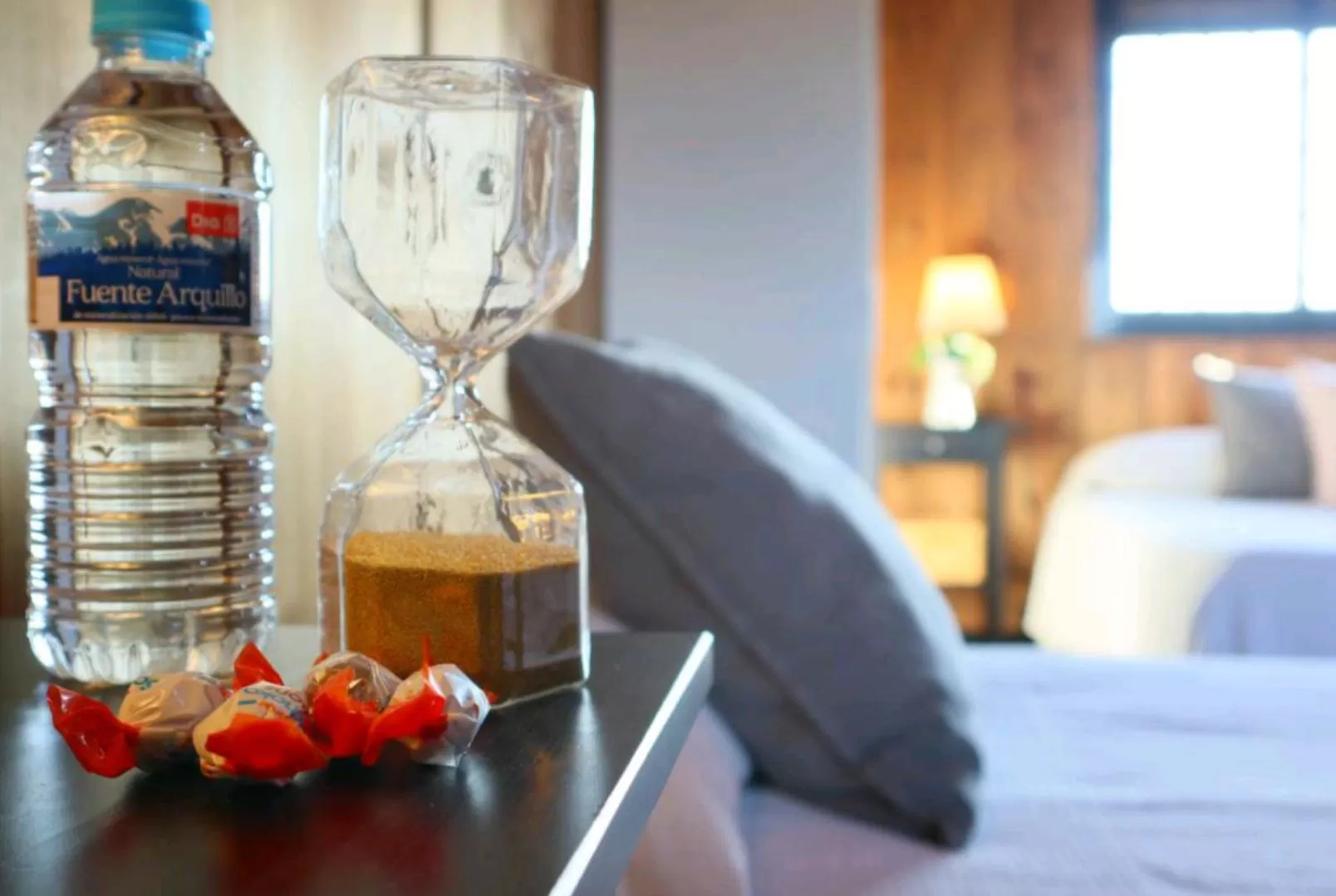 Food and drinks, Bed in Casa Rural Ecuestre