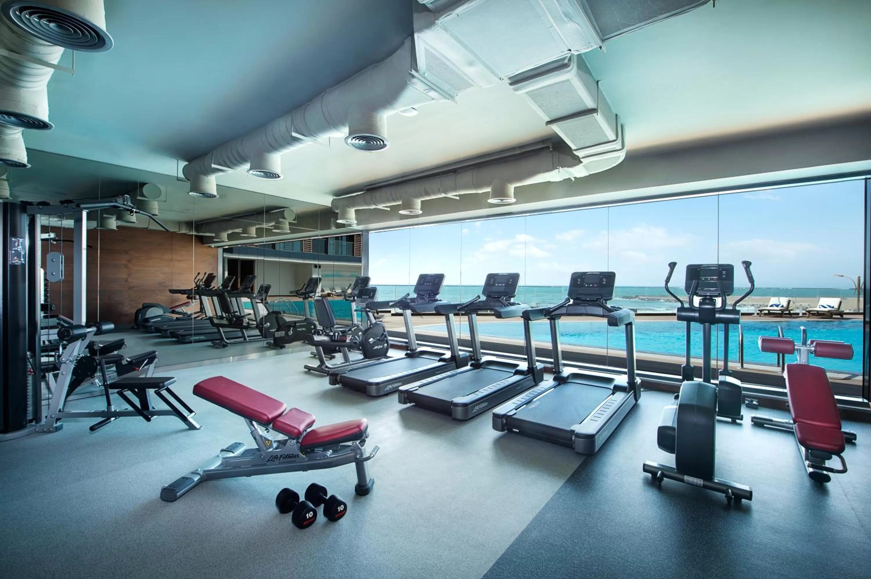 Fitness centre/facilities in Wyndham Garden Ajman Corniche