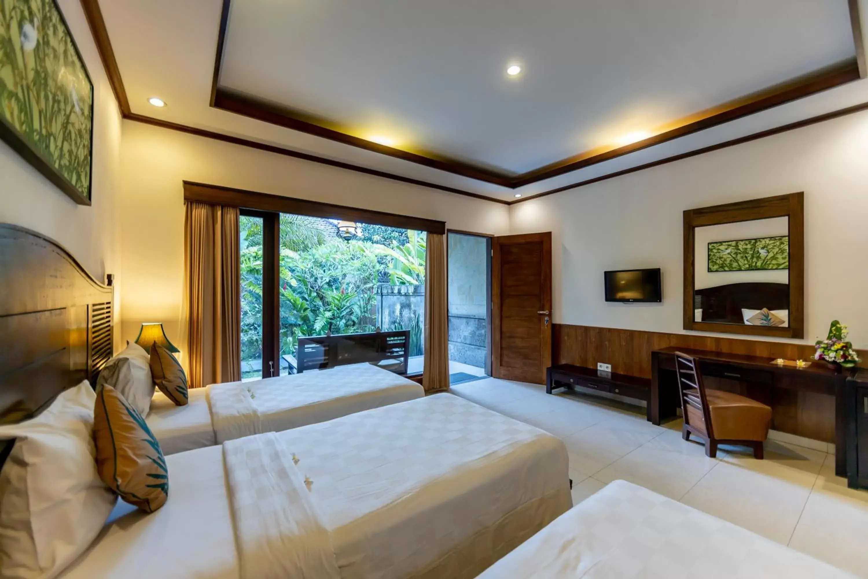 Bedroom, Bed in De Munut Balinese Resort