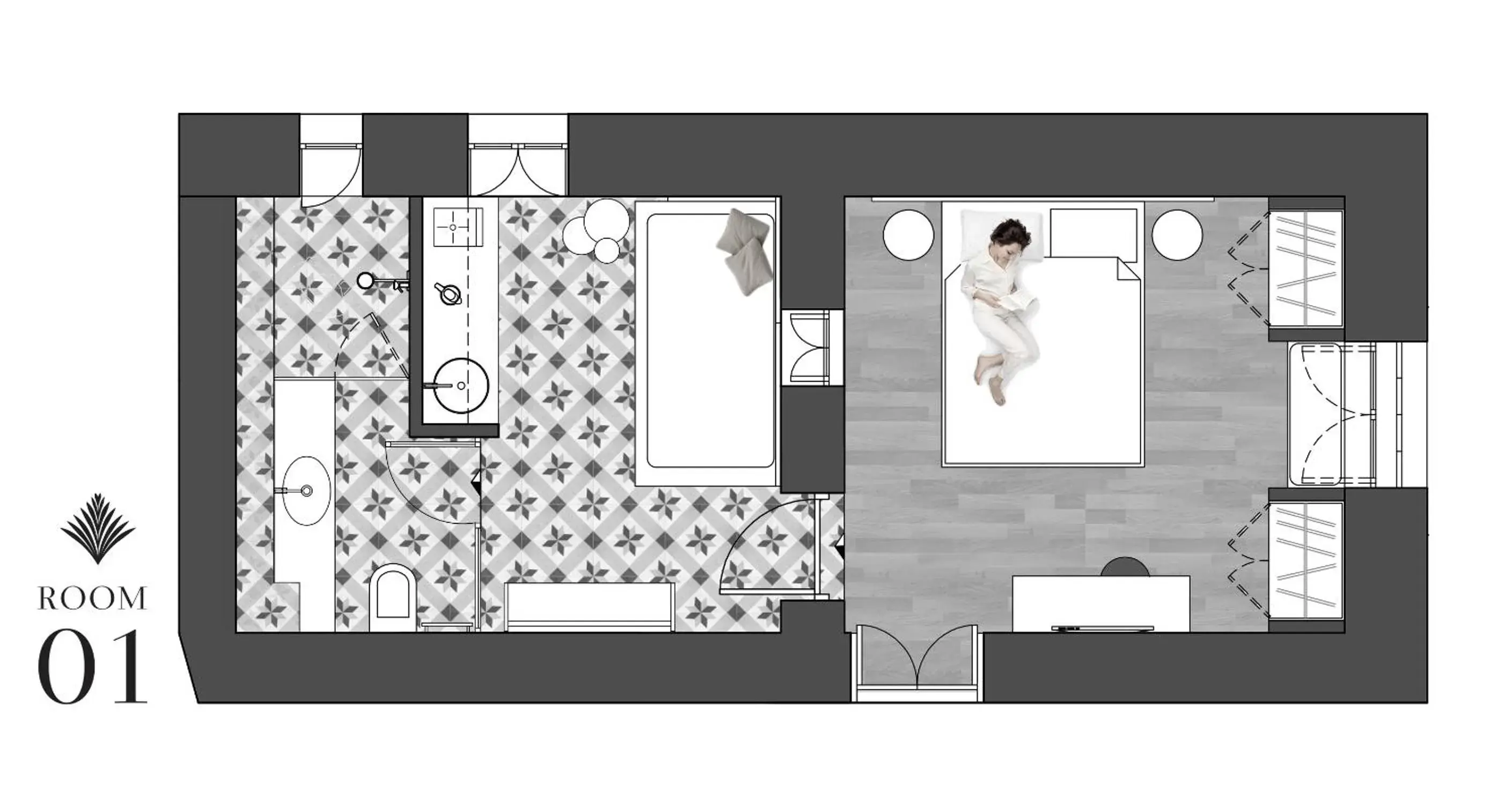 Floor Plan in The Anthemion House