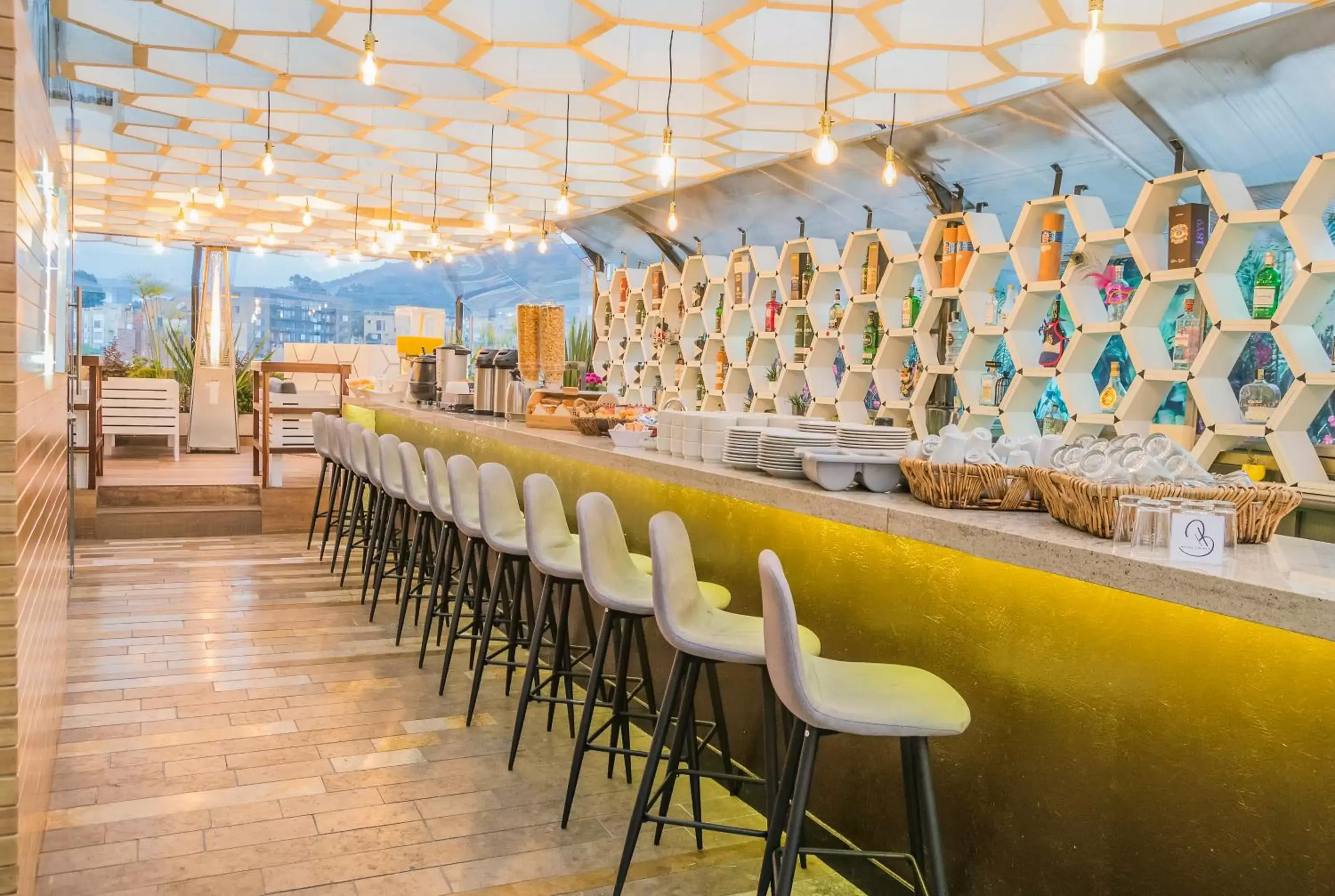 Buffet breakfast in Hotel Black Usaquen Buffet breakfast in Hotel Black Usaquen