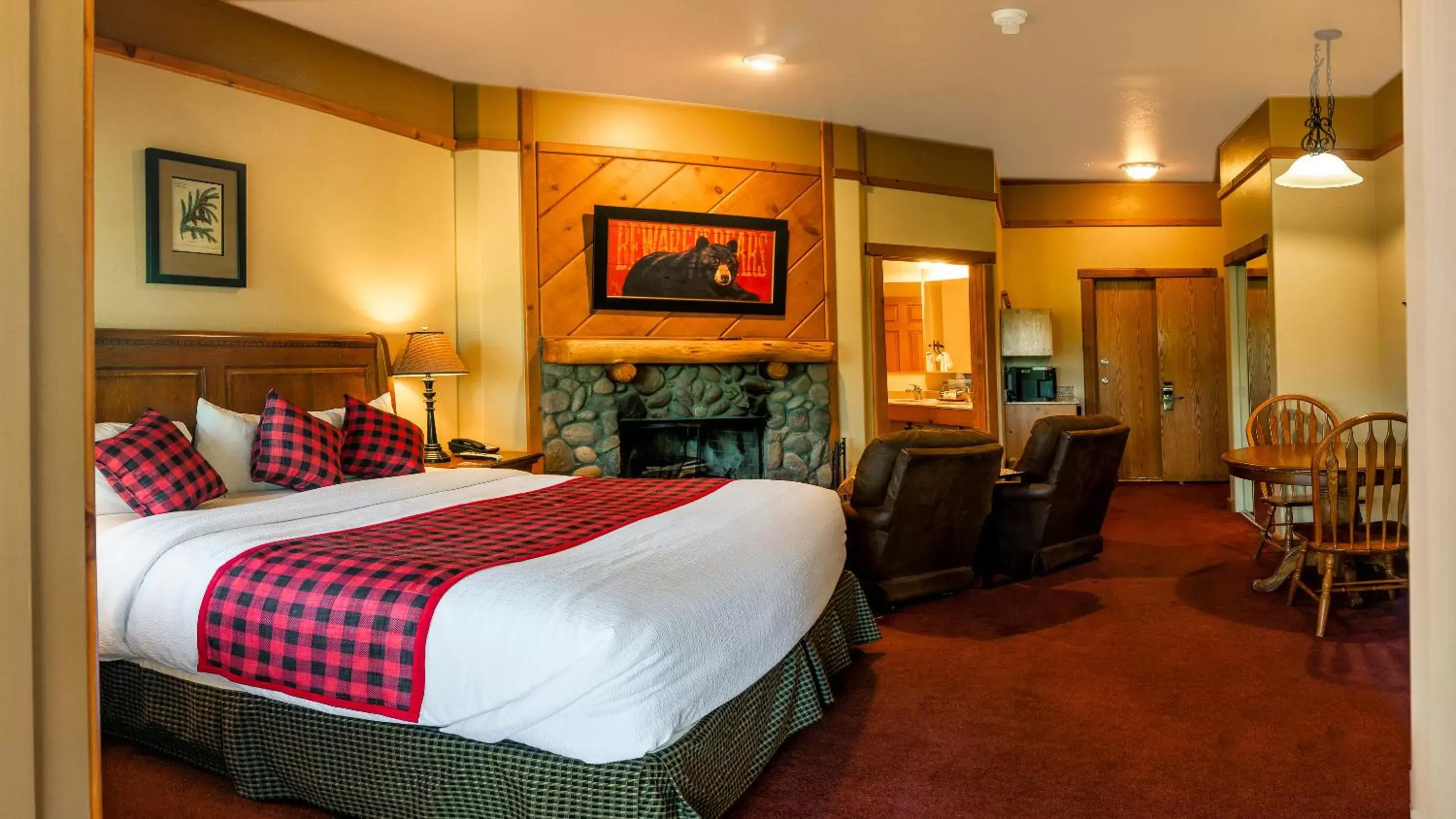 Bed in Callahan's Lodge